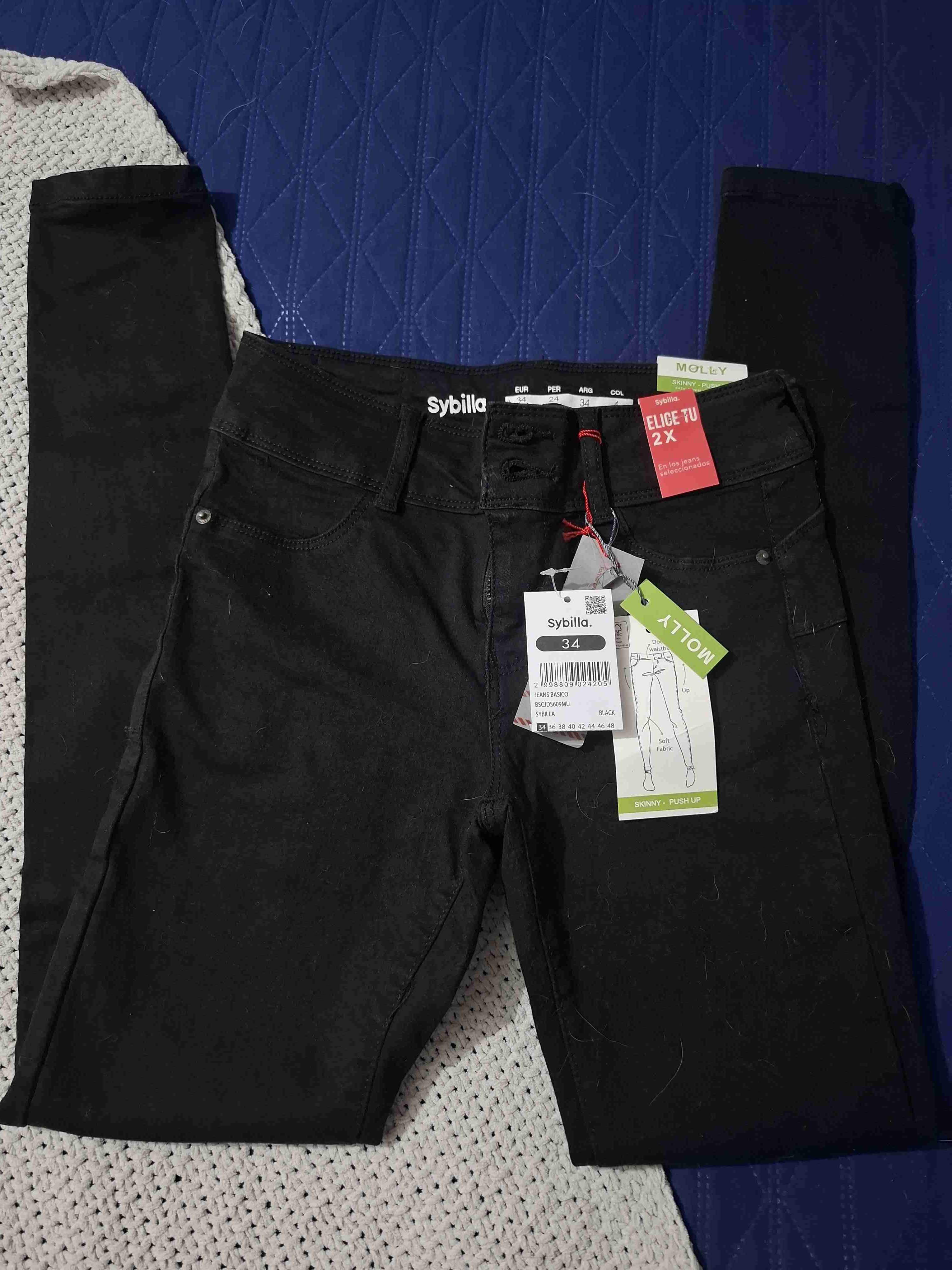 Jeans Sybilla azul oscuro - miniatura 2