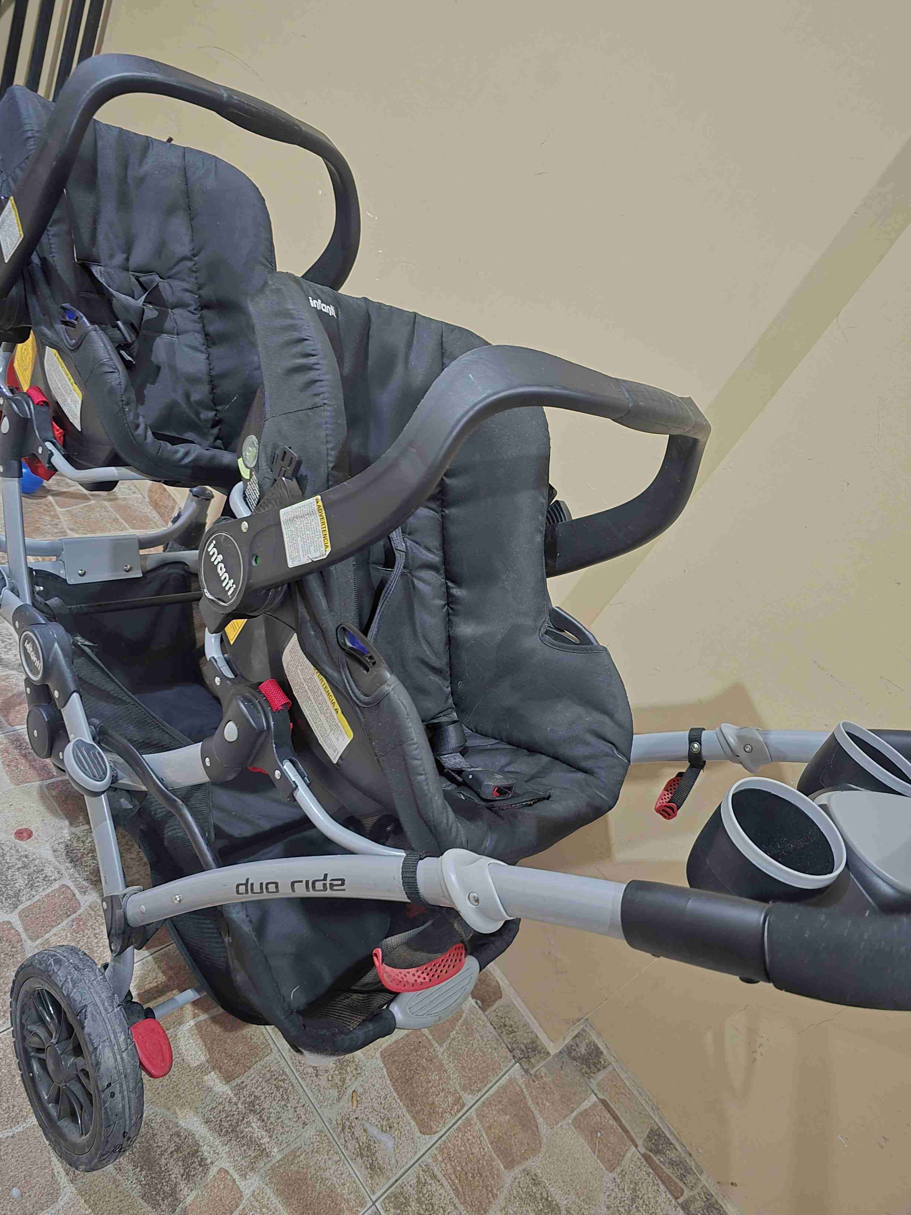 Coche Duo Ride Grey  para bebés Infanti - miniatura 4