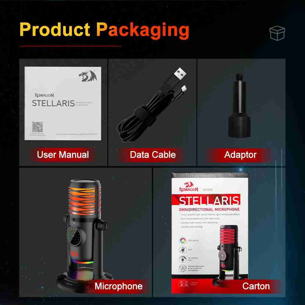 Micrófono RGB para gaming - miniatura 3