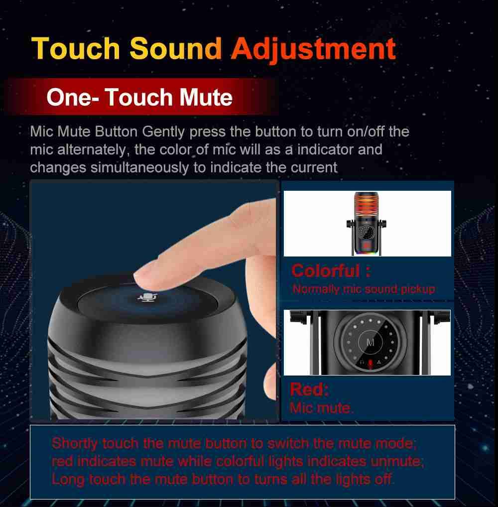 Micrófono RGB para gaming - miniatura 6