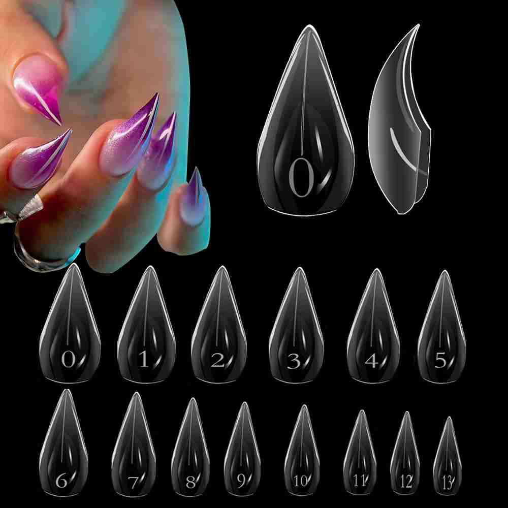 Extensiones de uñas transparentes GARRAS