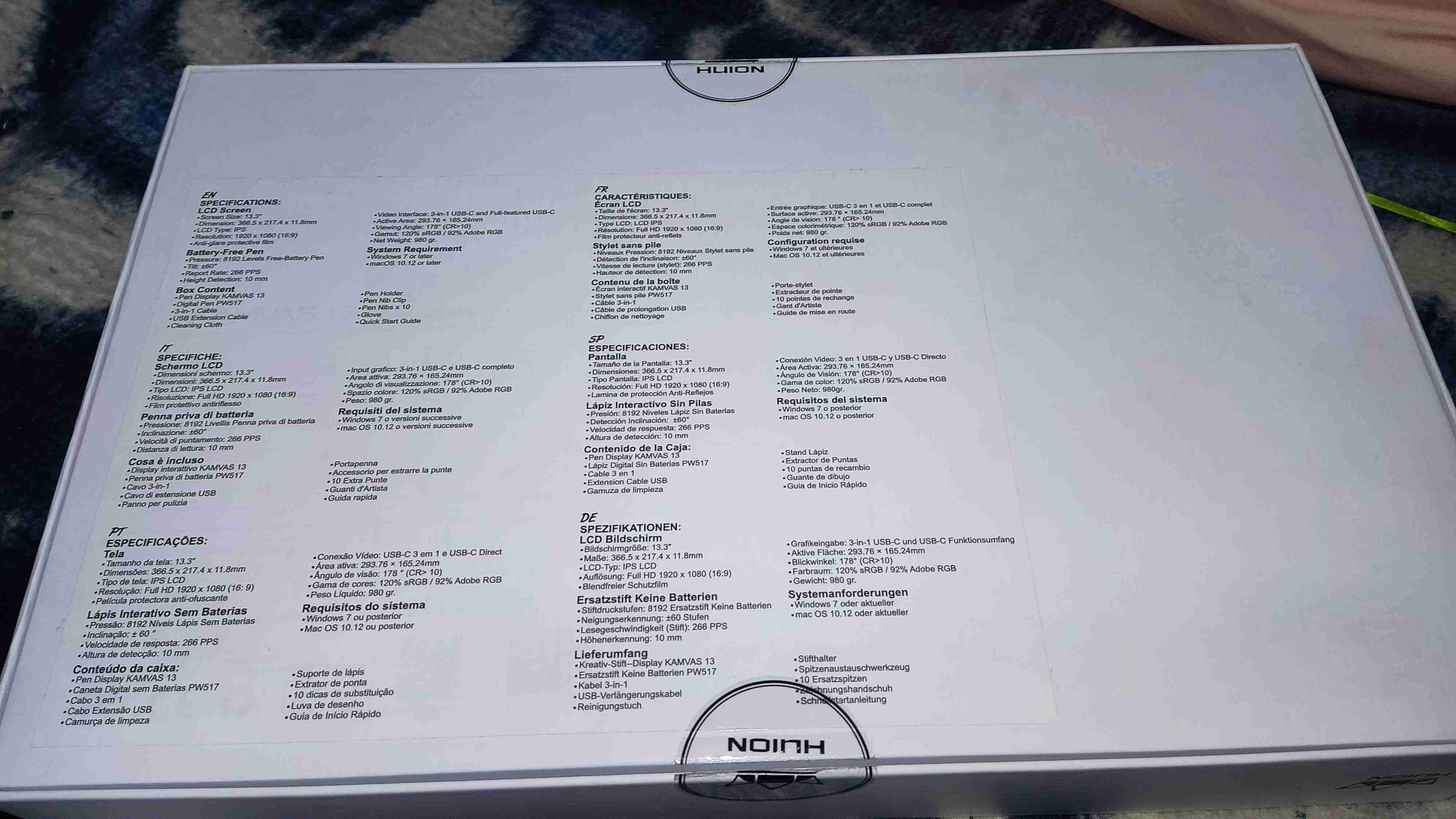 Pantalla Gráfica Huion Kamvas 13 - miniatura 6