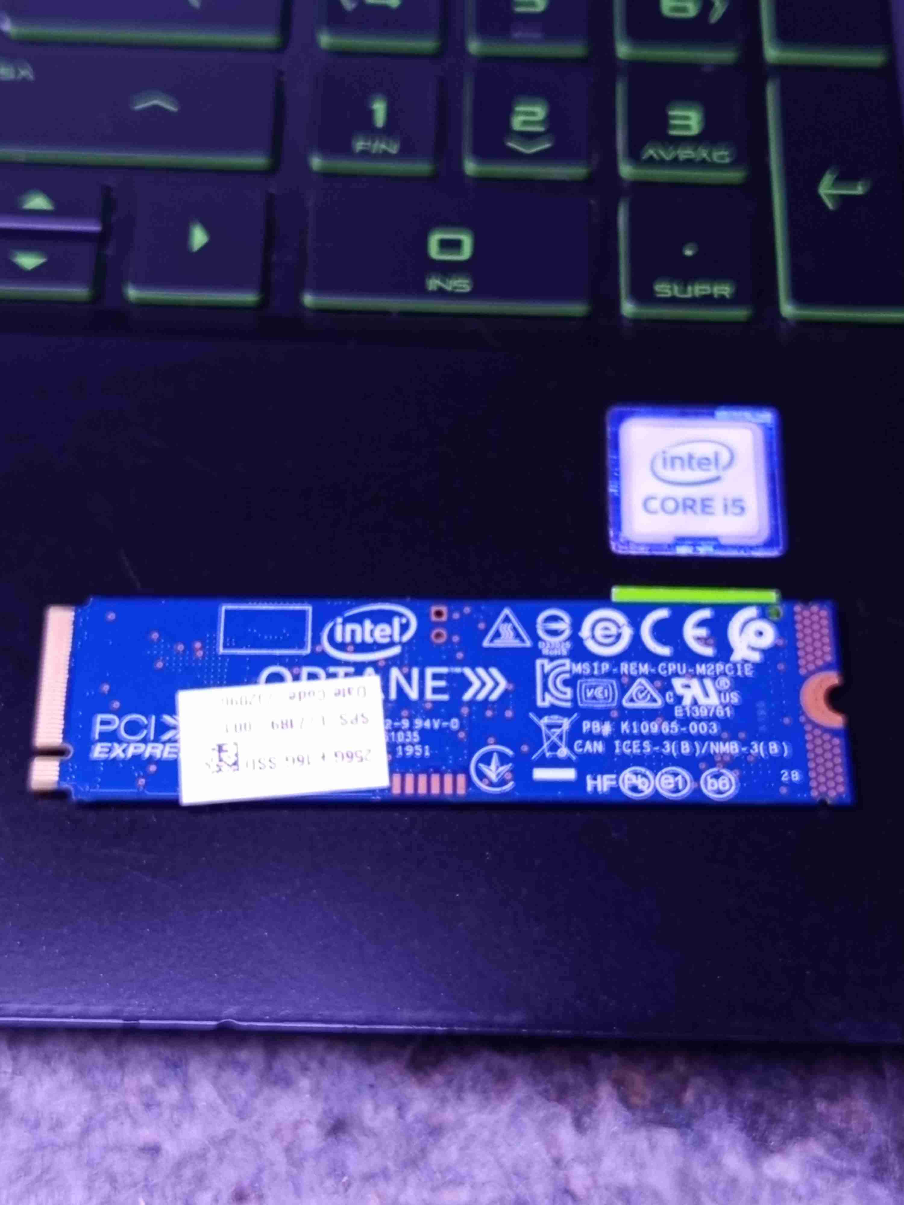 SSD Intel Optane 256GB +16 GB nvme - miniatura 4