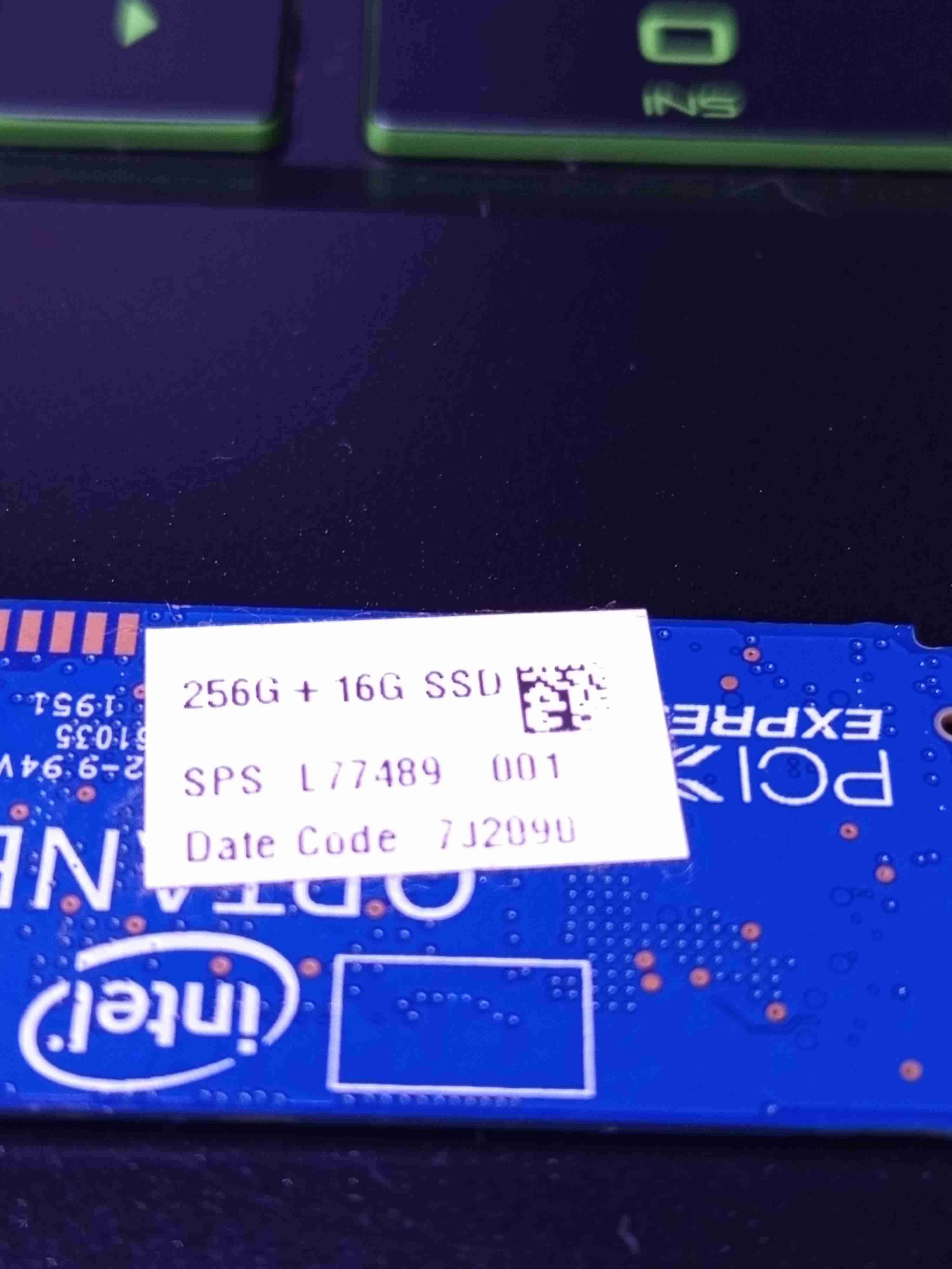 SSD Intel Optane 256GB +16 GB nvme - miniatura 5
