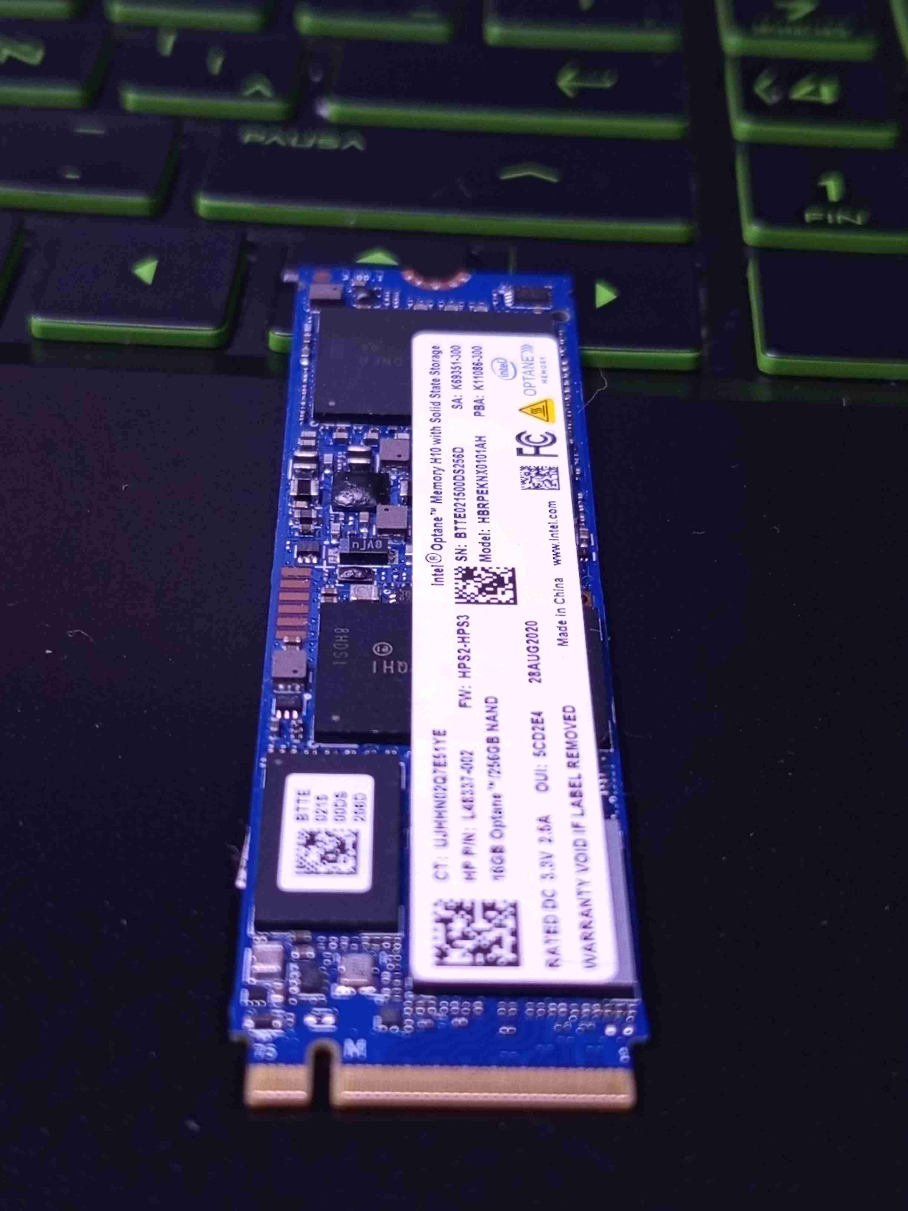 SSD Intel Optane 256GB +16 GB nvme - miniatura 6