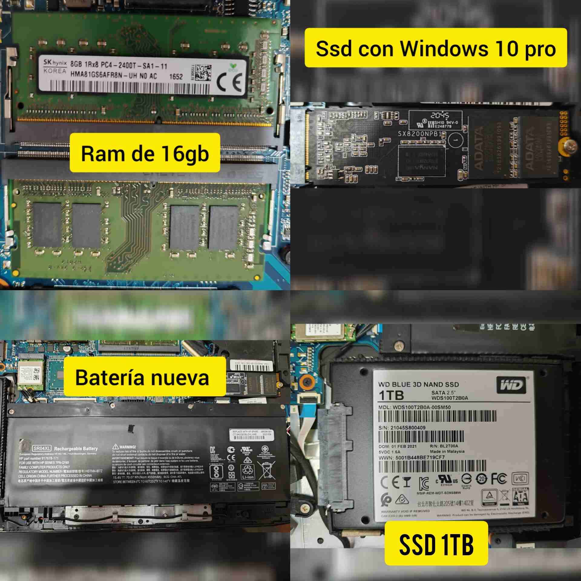 Hp Omen 15-ce002la Tuneado (Usado) - miniatura 4