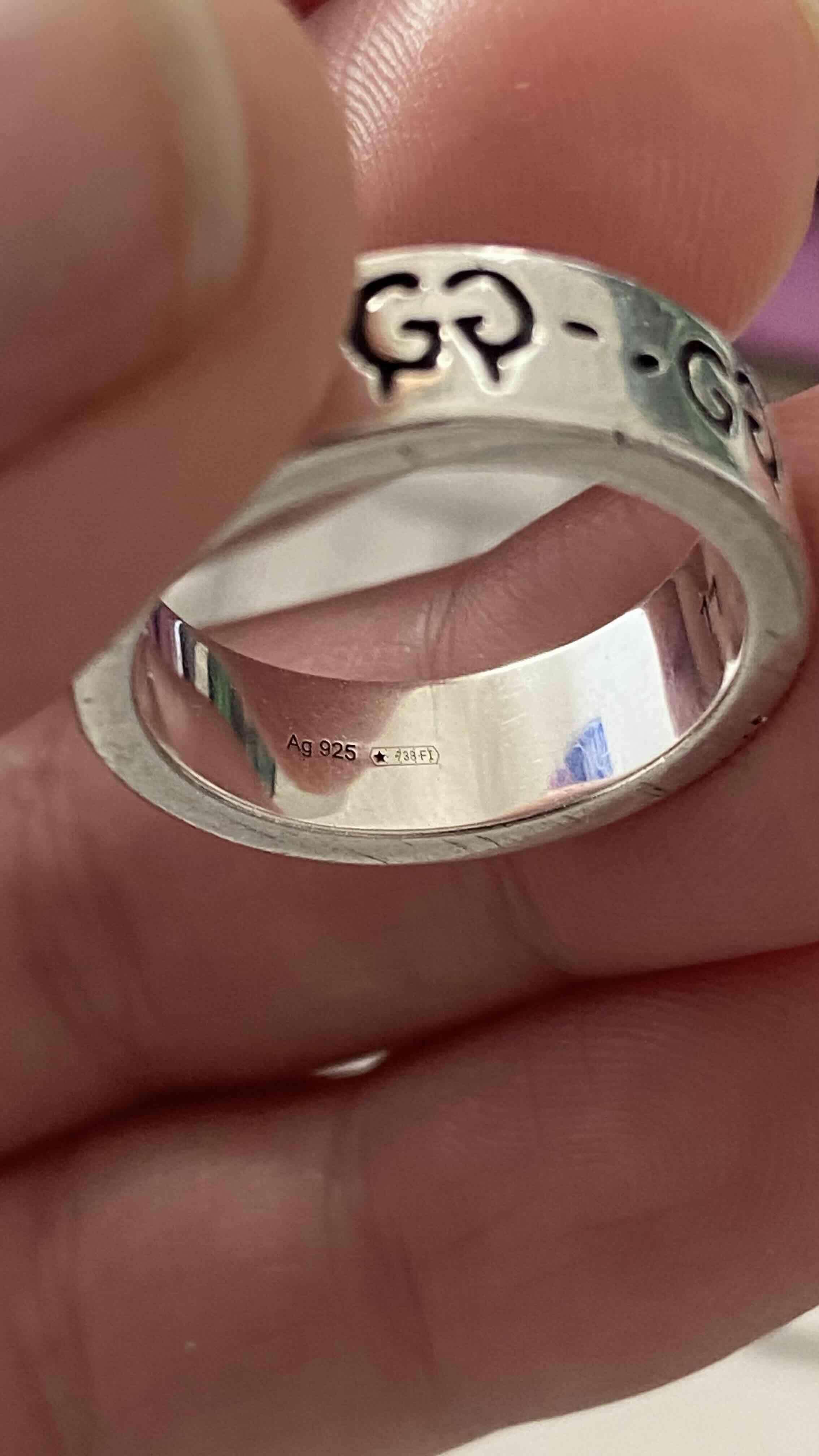 Anillo de plata Gucci Ghost - miniatura 2
