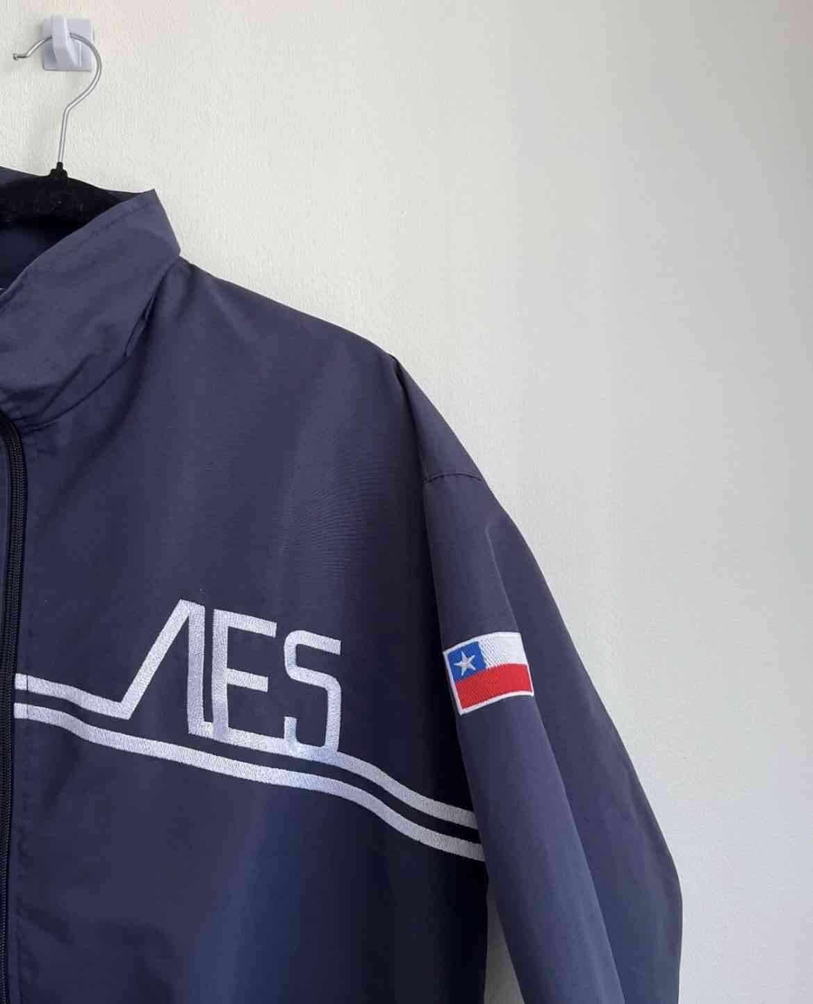 Chaqueta cortavientos azul marino - miniatura 2