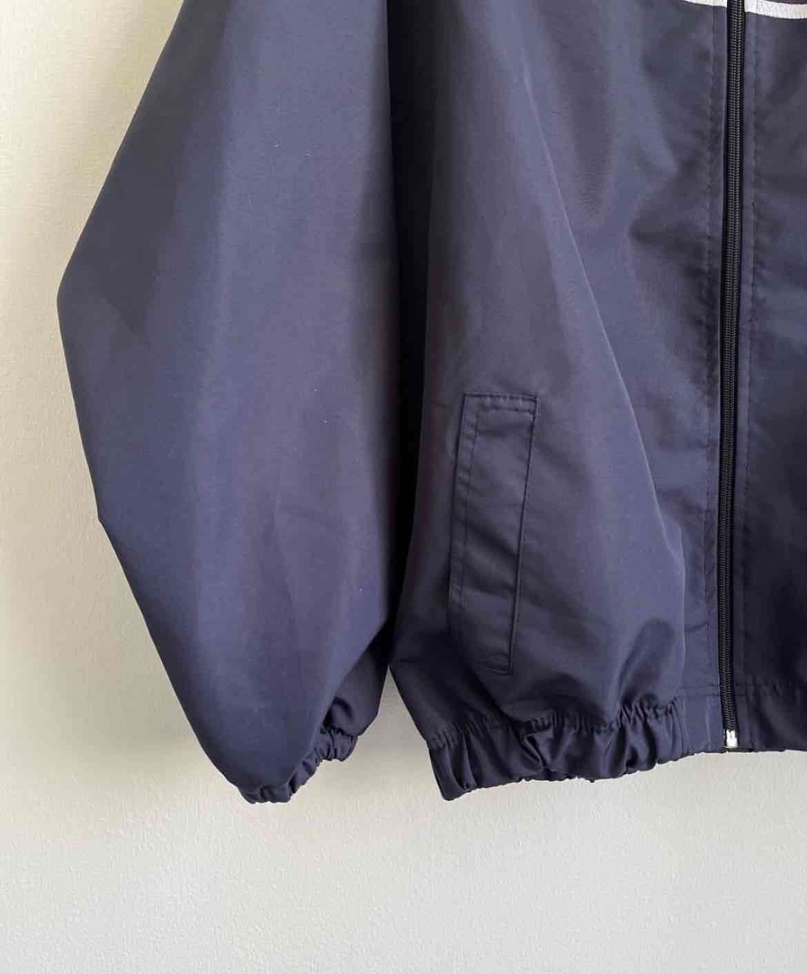 Chaqueta cortavientos azul marino - miniatura 4