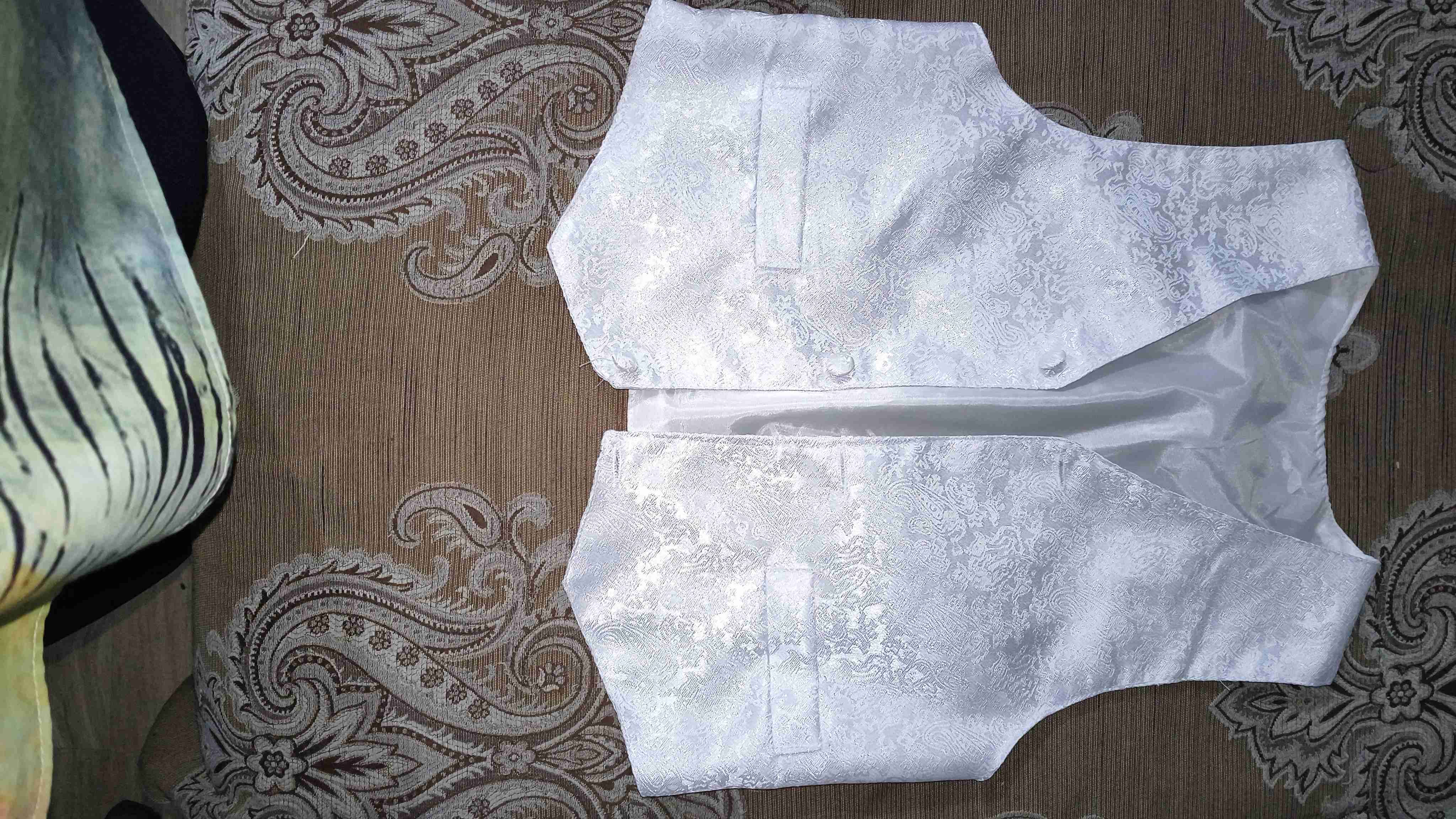 Traje de Bautizo talla 12 , - miniatura 2