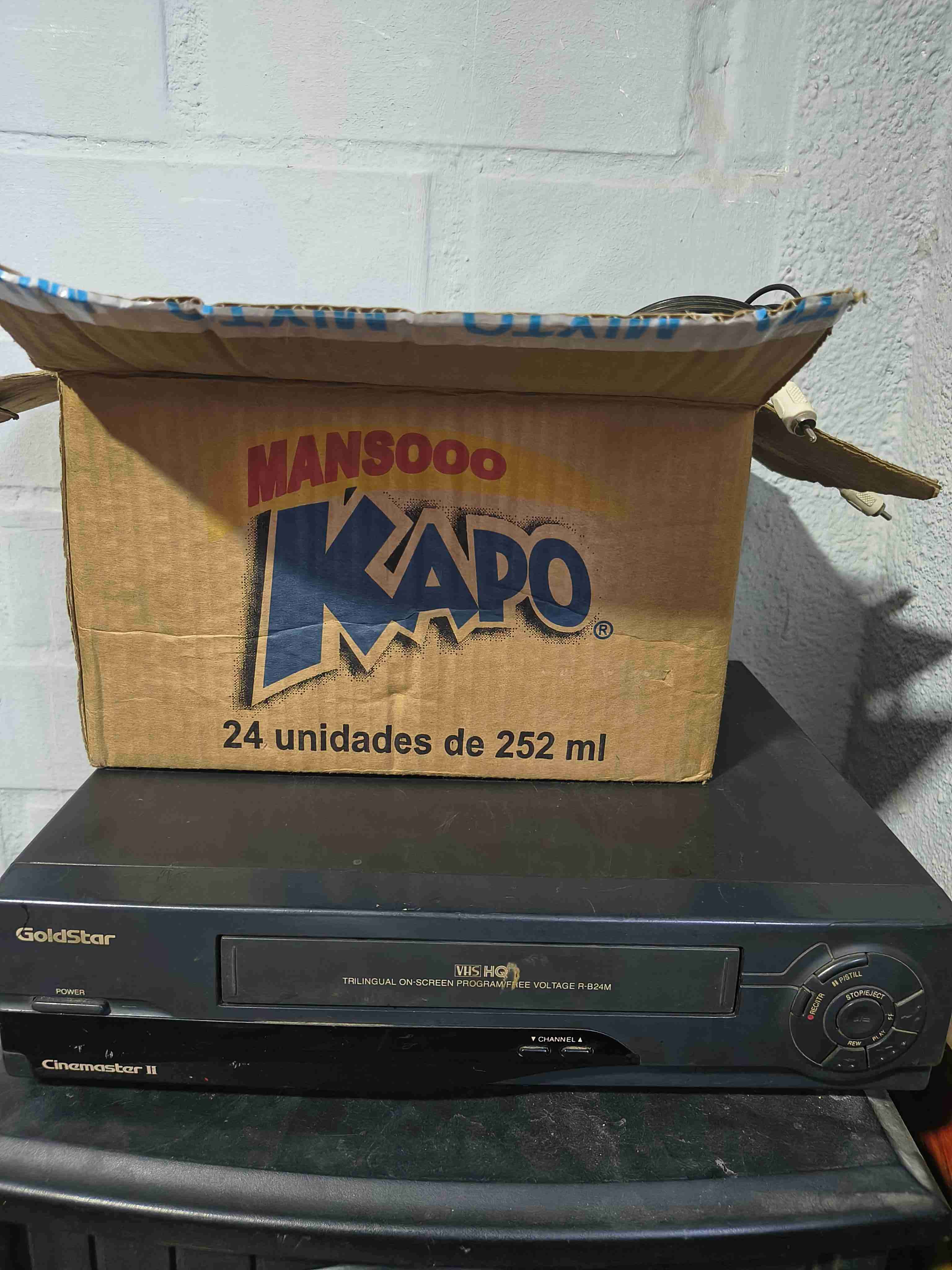 Reproductor VHS GoldStar Cinemaster