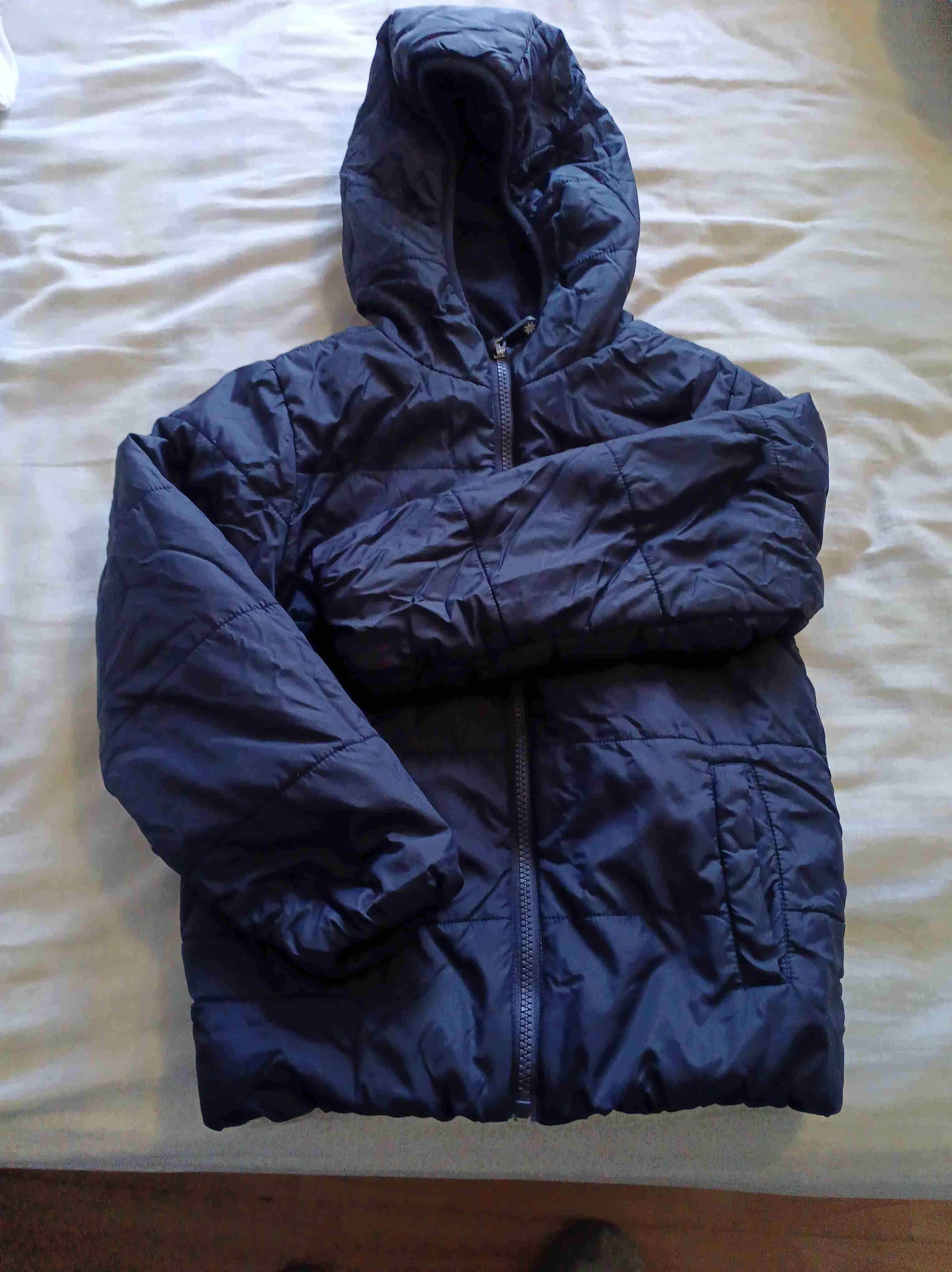 Chaqueta acolchada azul marino