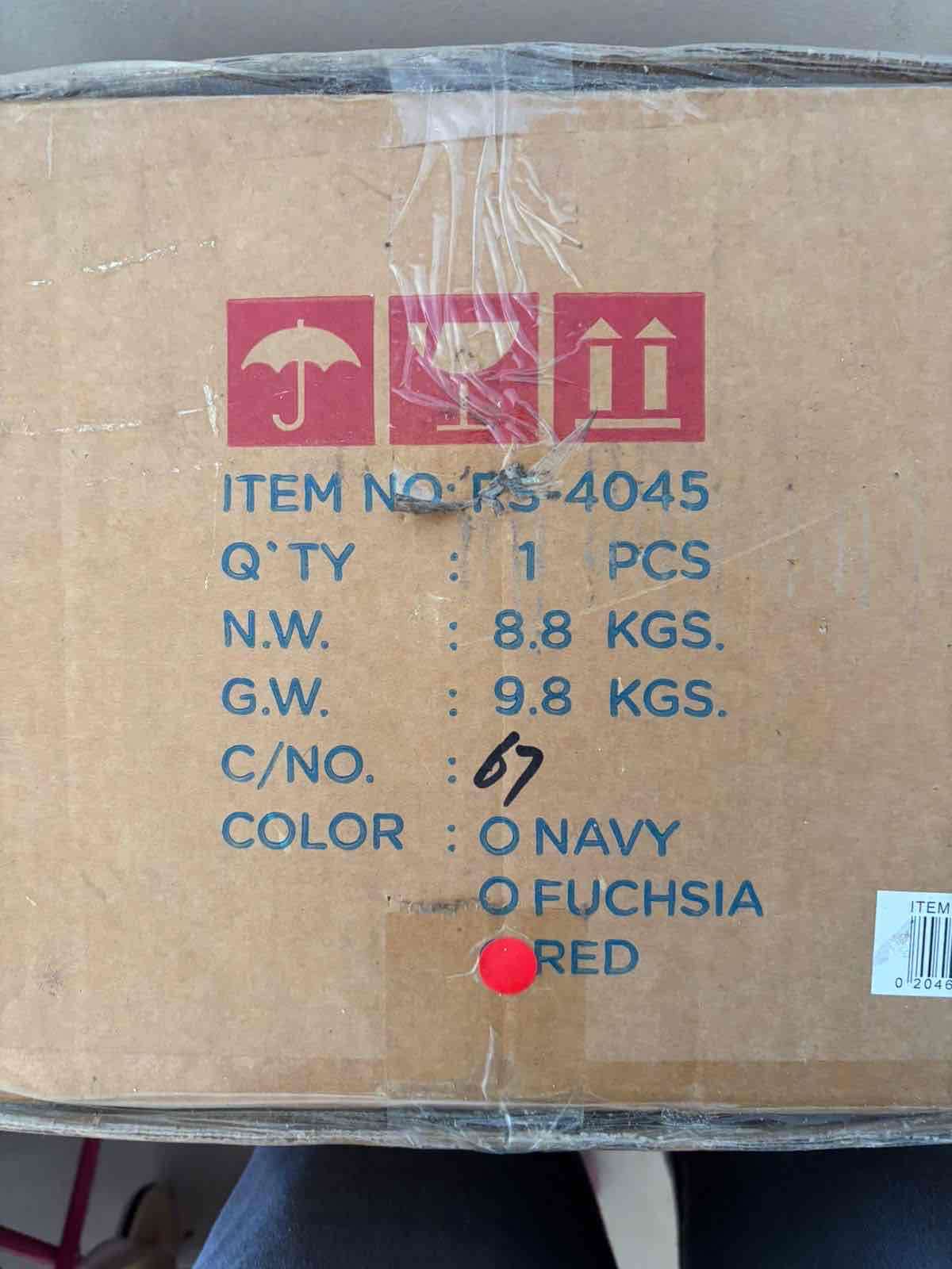 Triciclo One Click Bebeglo Rojo - miniatura 3