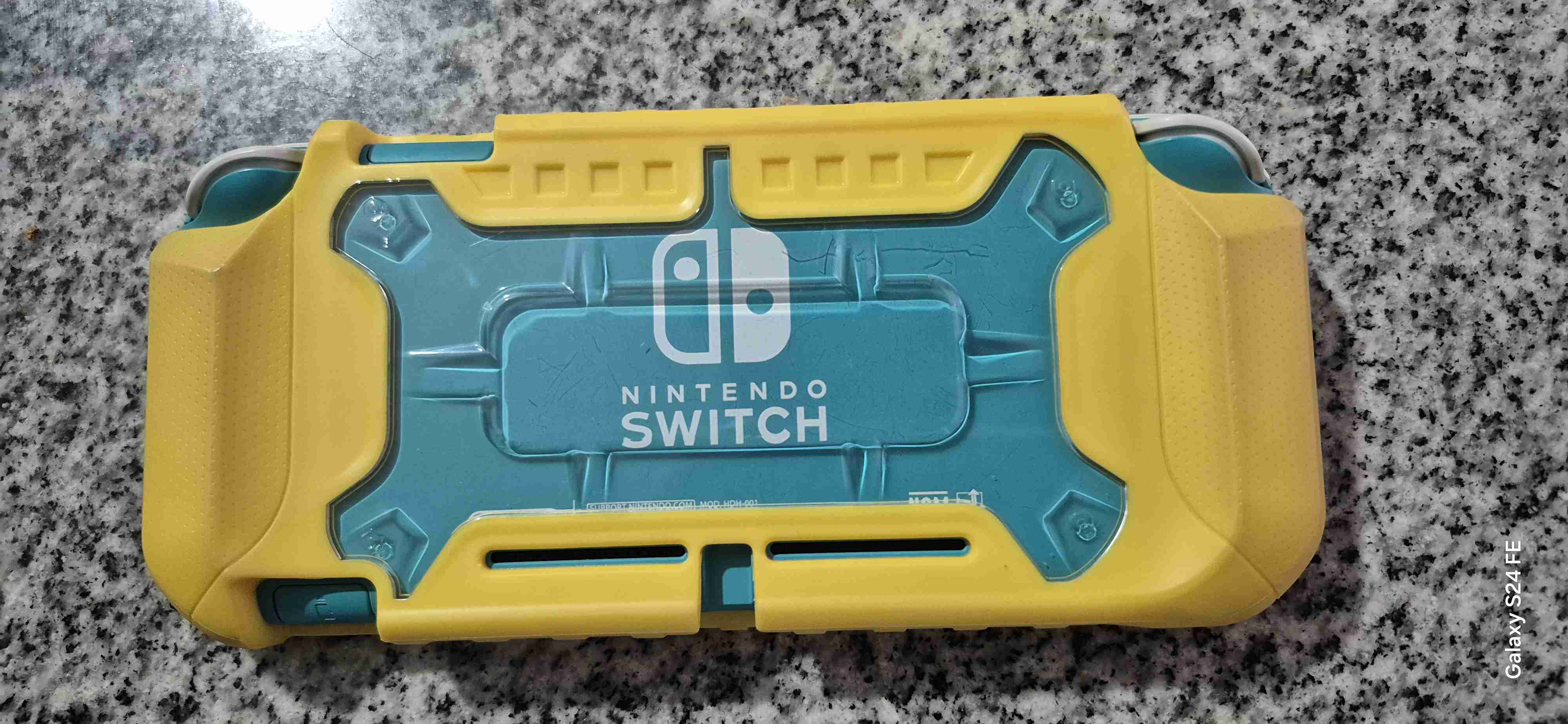 Consola portátil azul con funda - miniatura 2