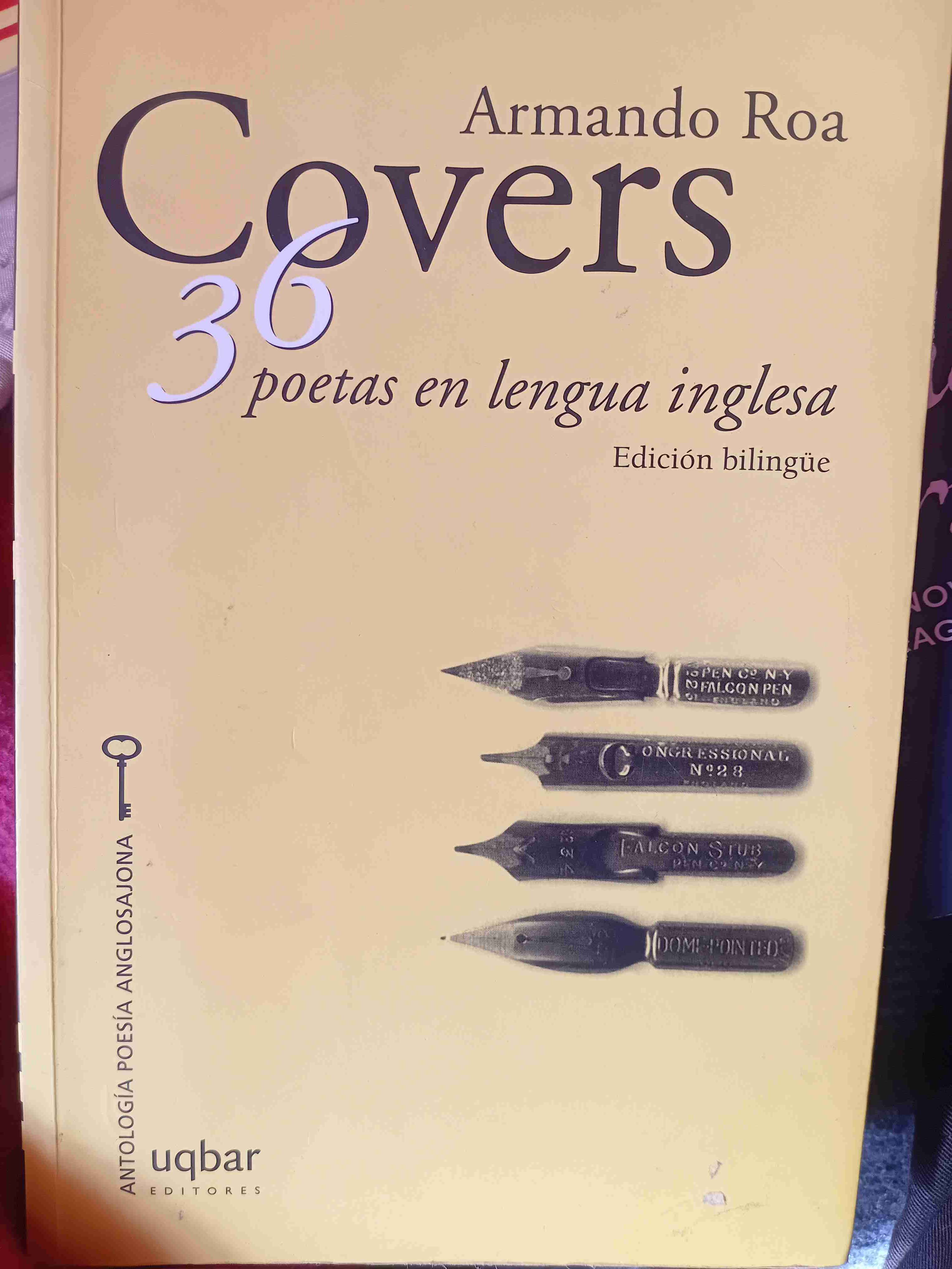 Libro 'Covers: 36 poetas en inglés'