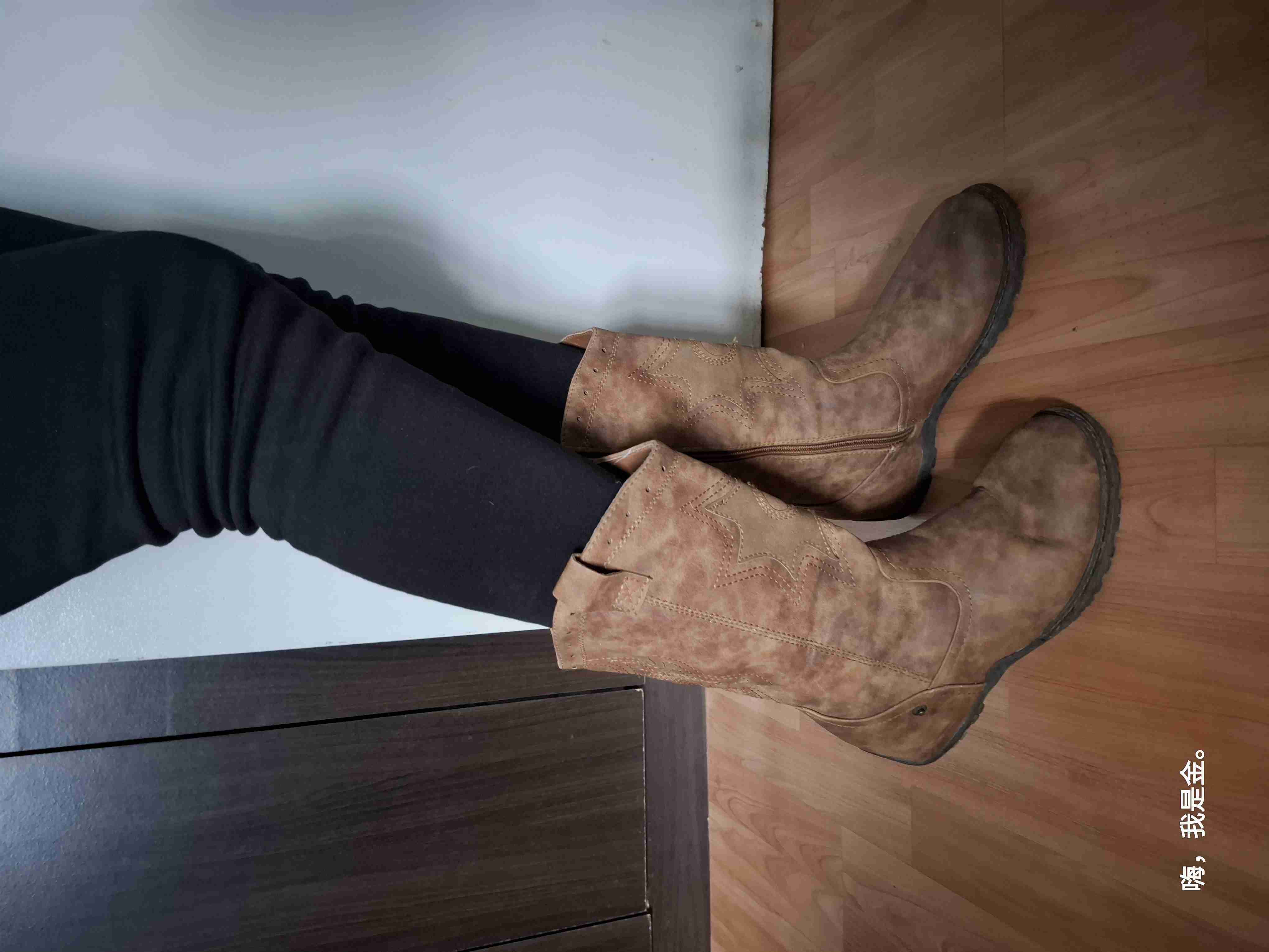 Botas vaqueras marrones talla 38 - miniatura 2