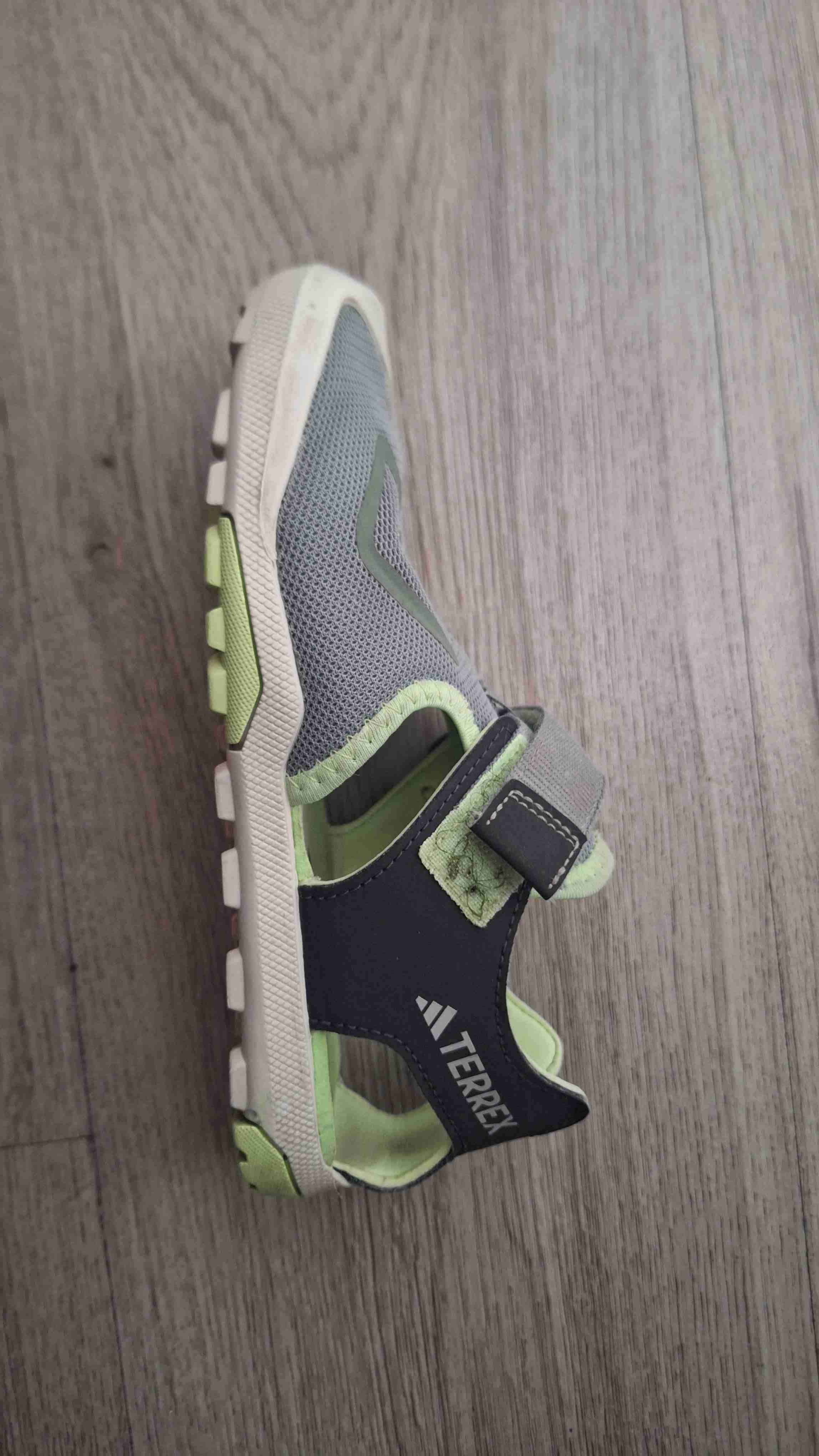 Sandalia deportiva infantil gris y verde - miniatura 3