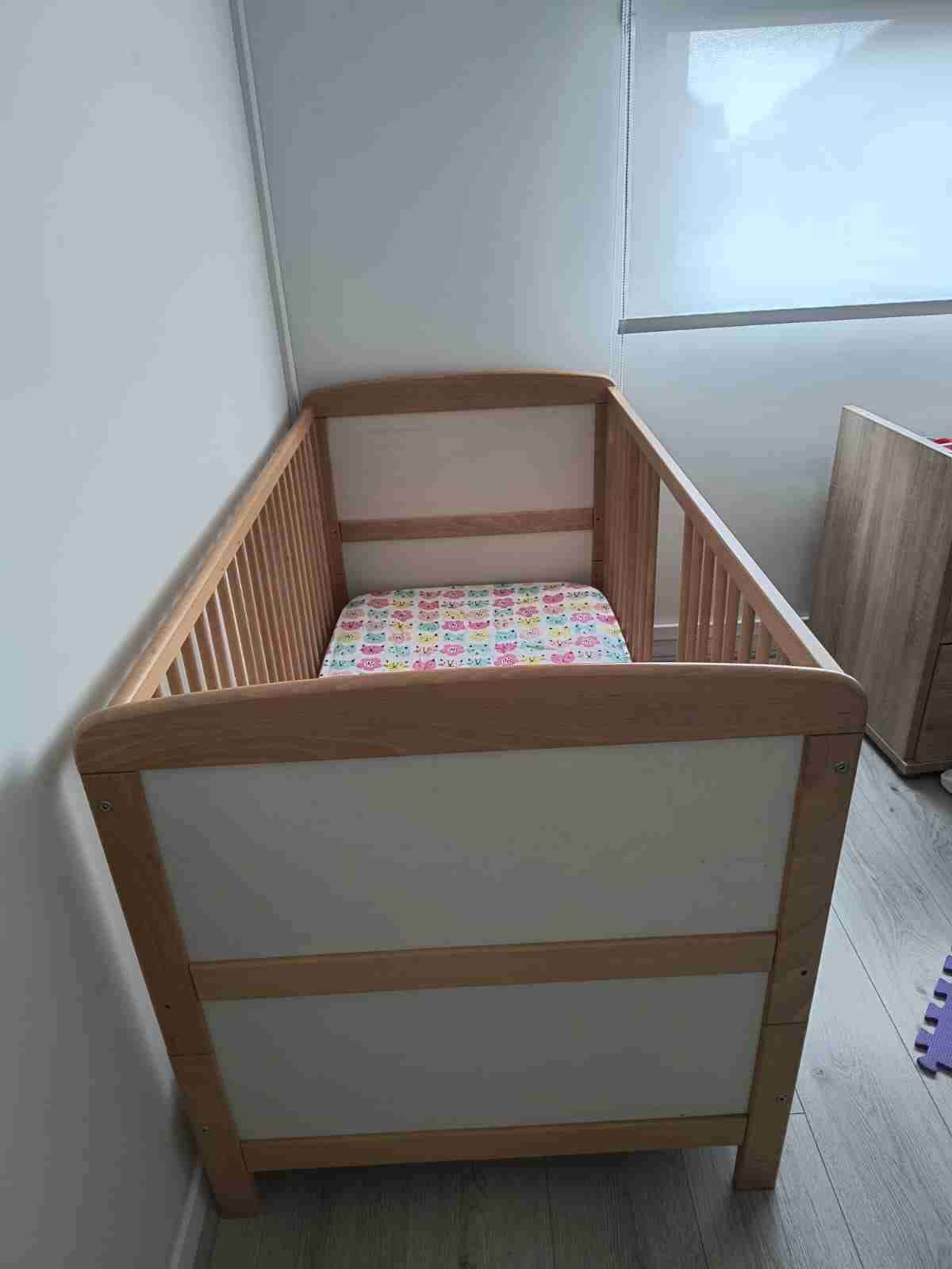 Cuna y cama de transición de madera Florian - miniatura 2