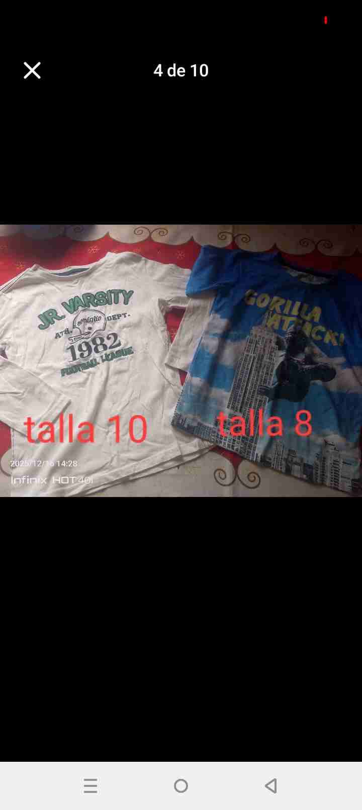 Lote de ropa niño talla 8 y 10 - miniatura 4