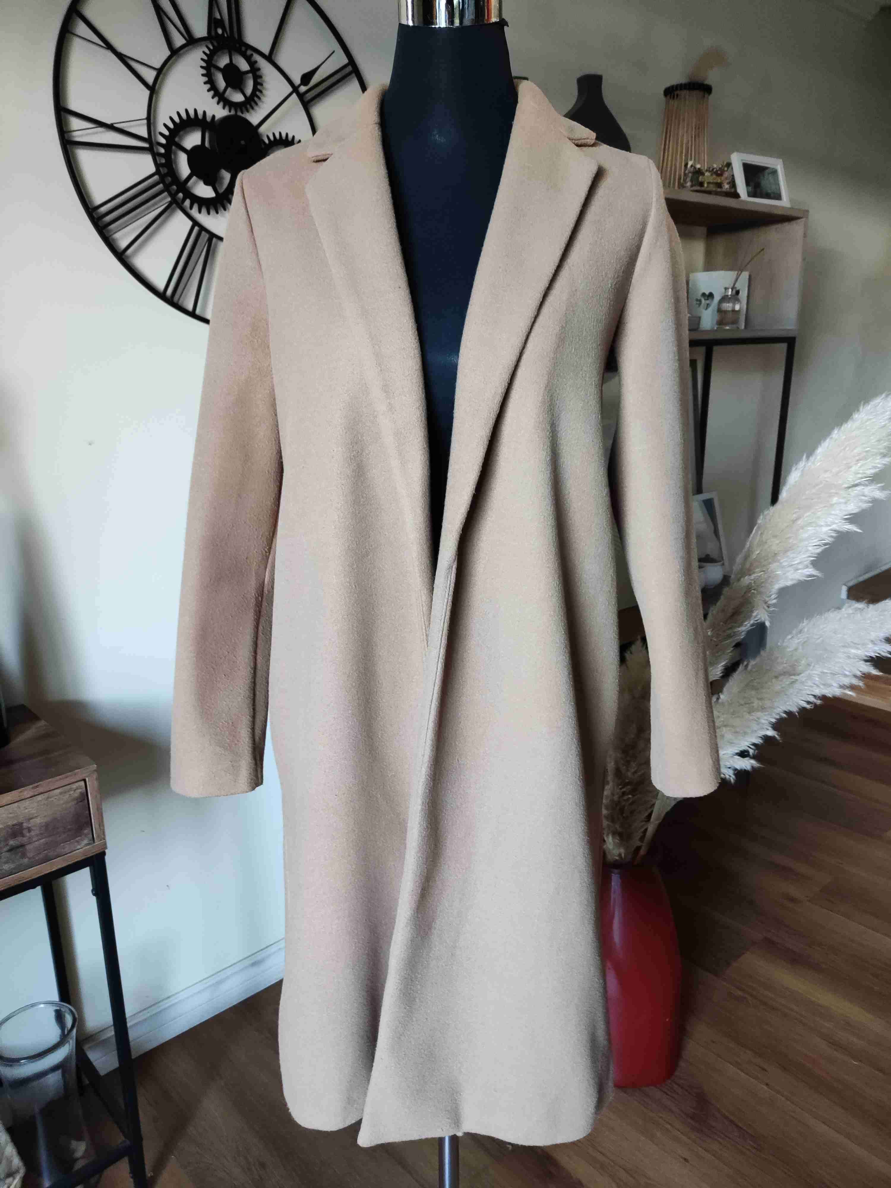 Abrigo largo beige - miniatura 2