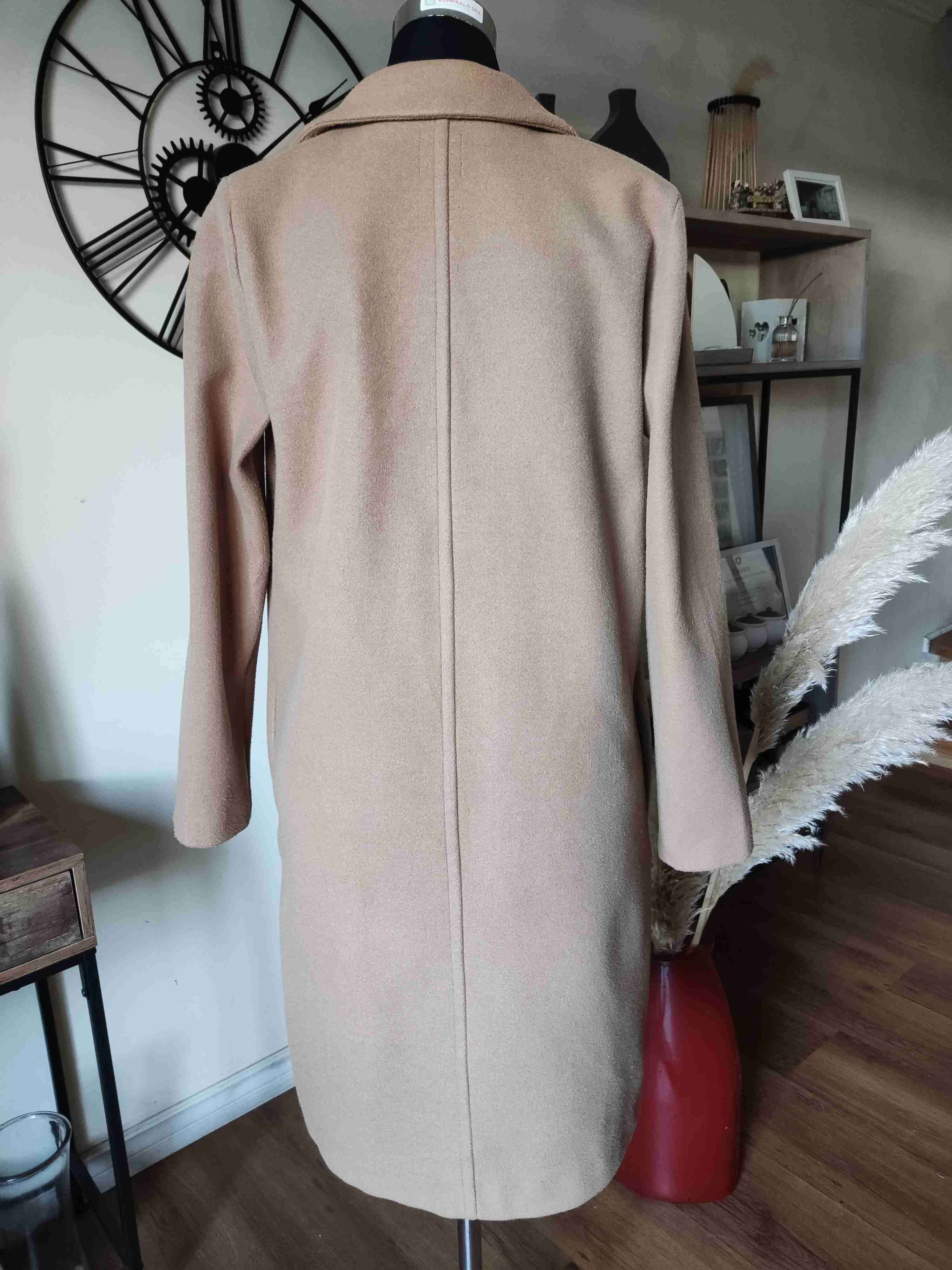 Abrigo largo beige - miniatura 3