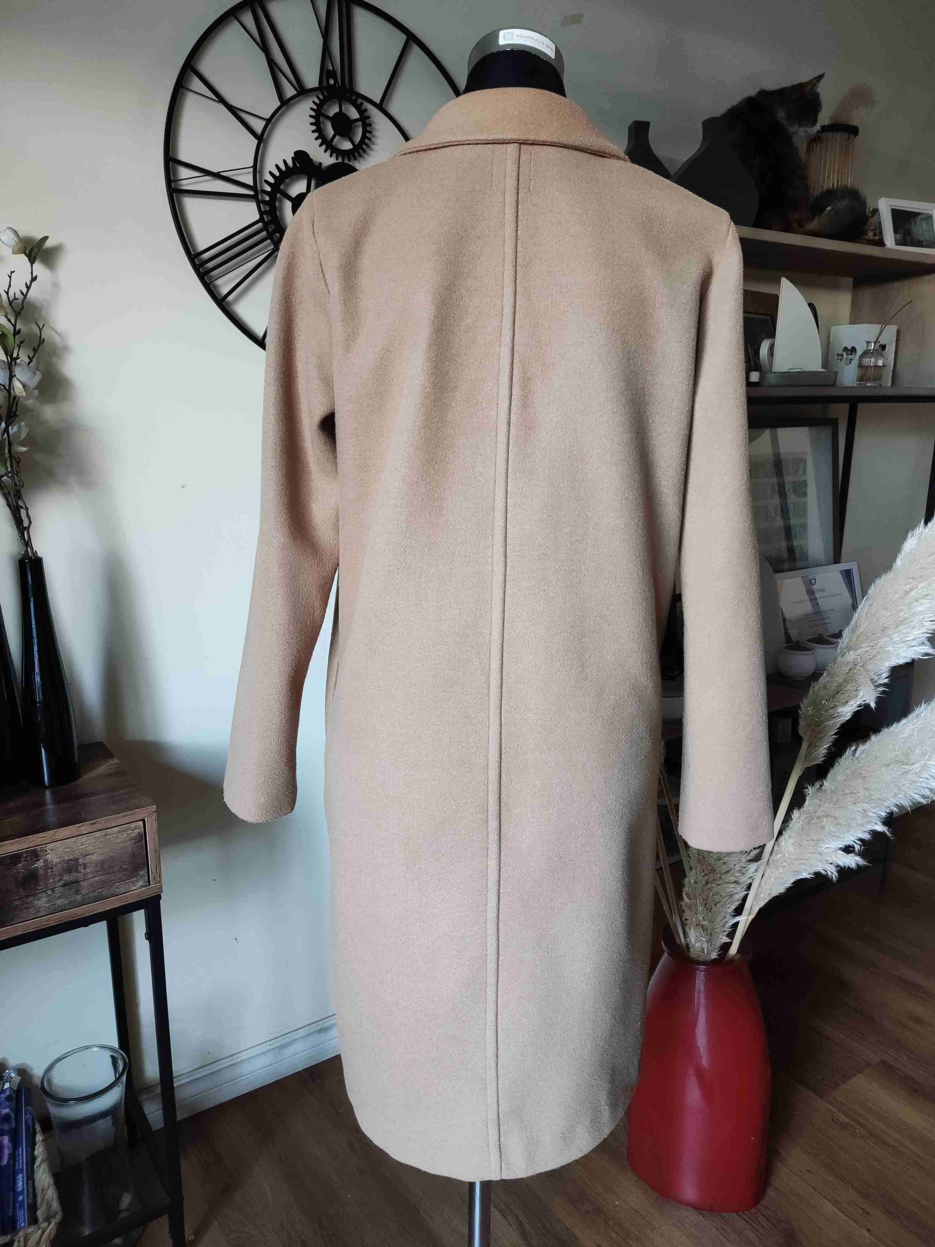 Abrigo largo beige - miniatura 5