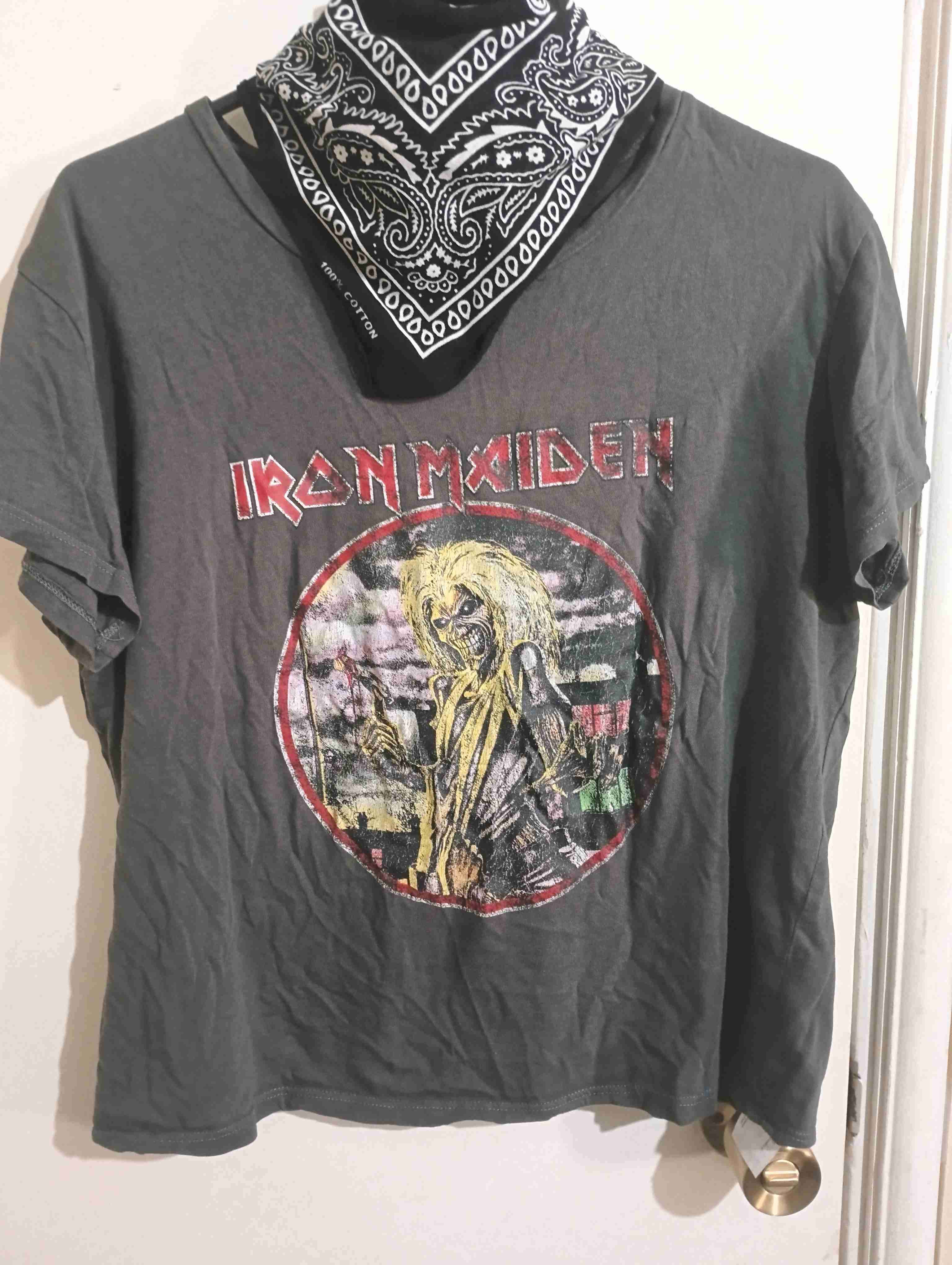 Polera Iron Maiden gris - miniatura 2