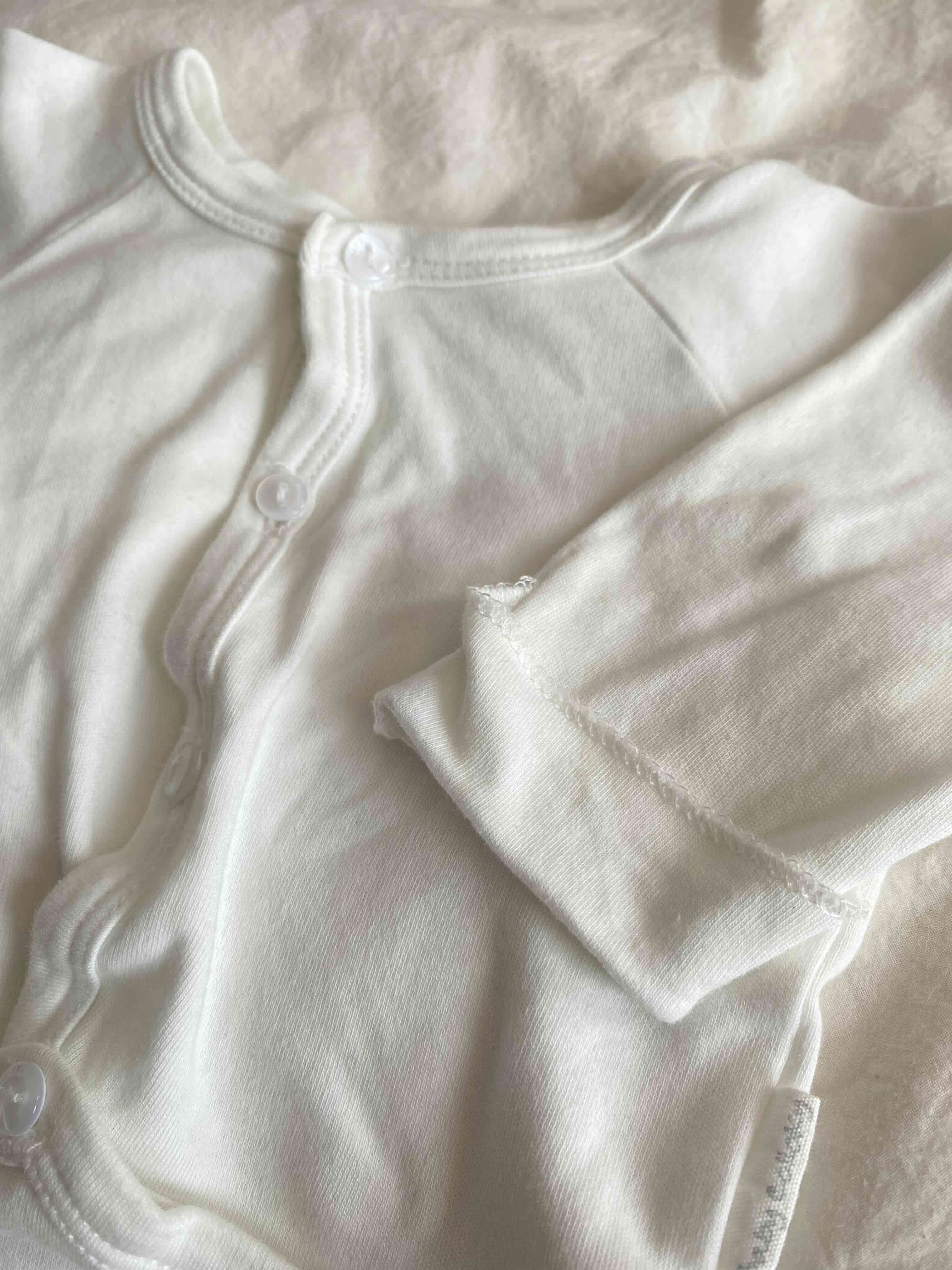 Body blanco Colloky para bebé - miniatura 2