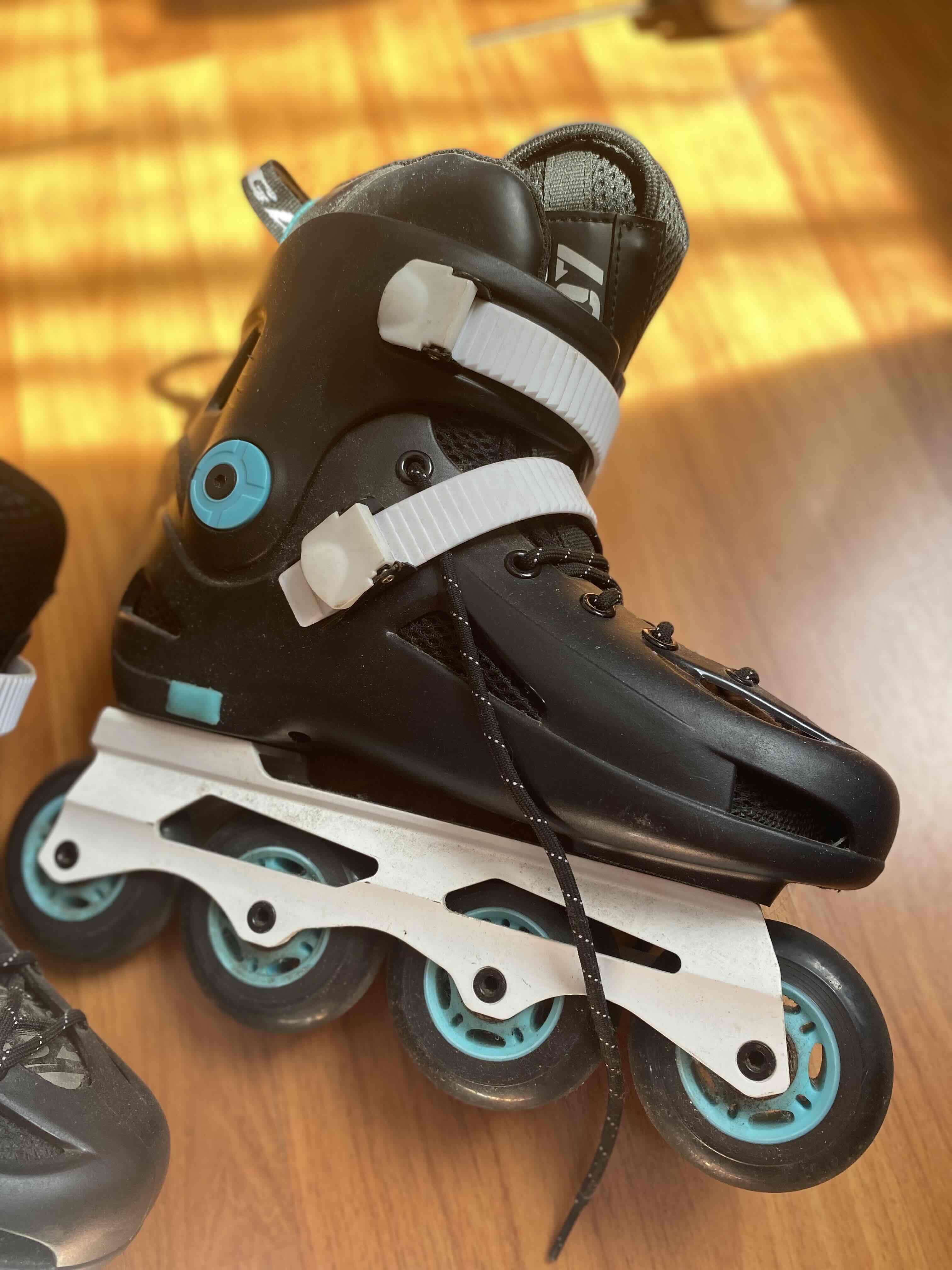 Patines en línea negros Cougar - miniatura 3
