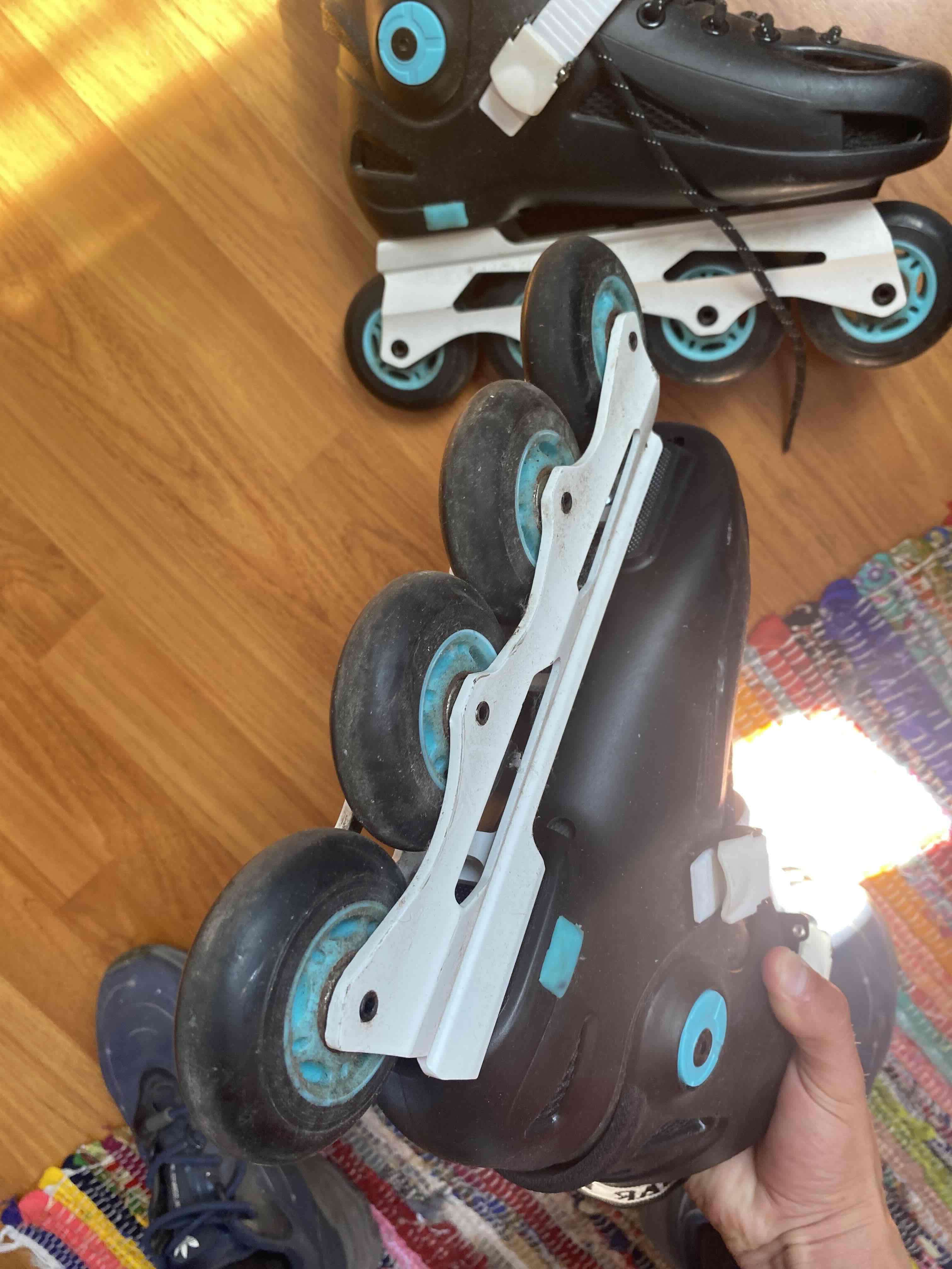 Patines en línea negros Cougar - miniatura 4