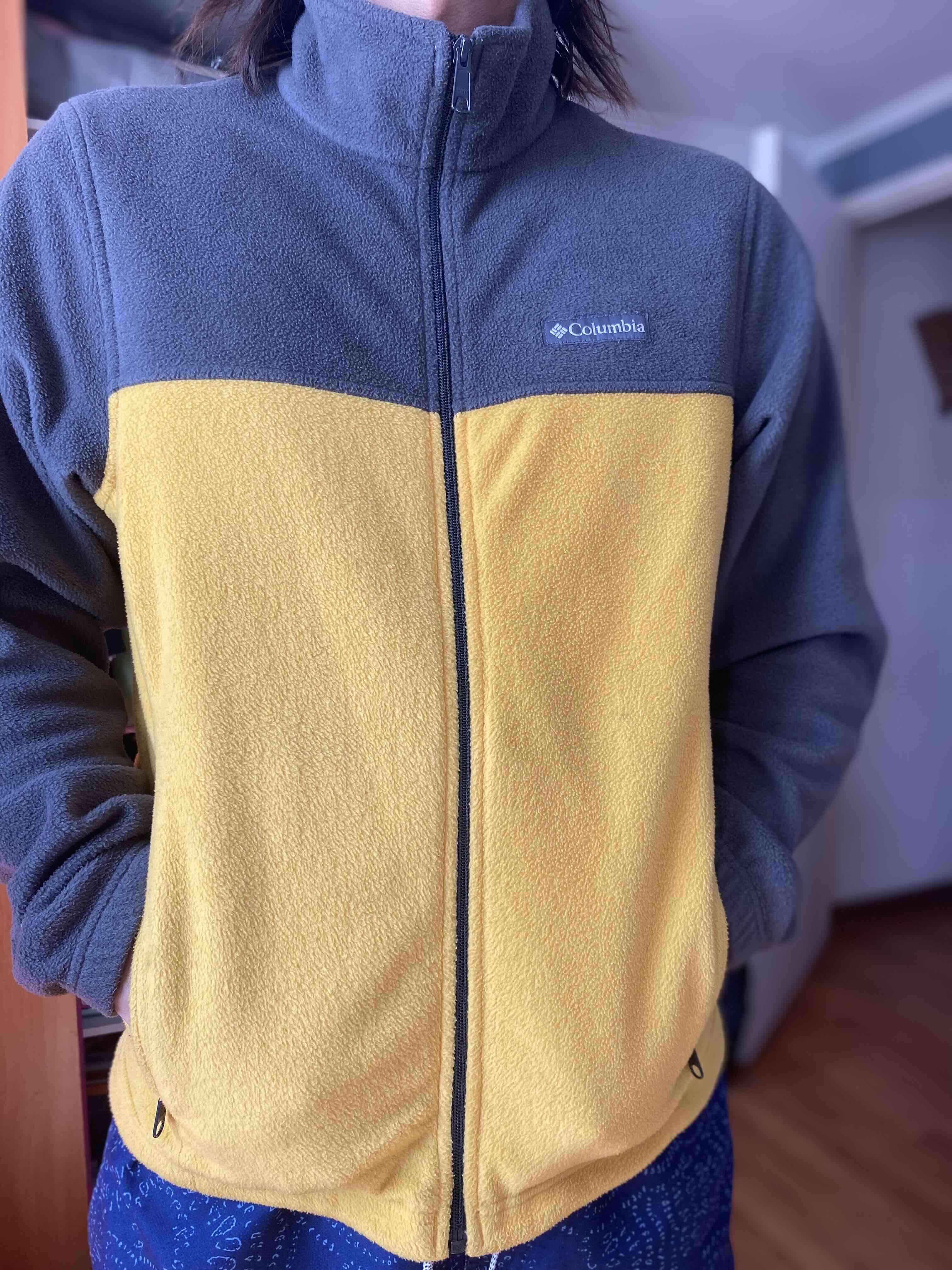 Polar Columbia bicolor gris y amarillo