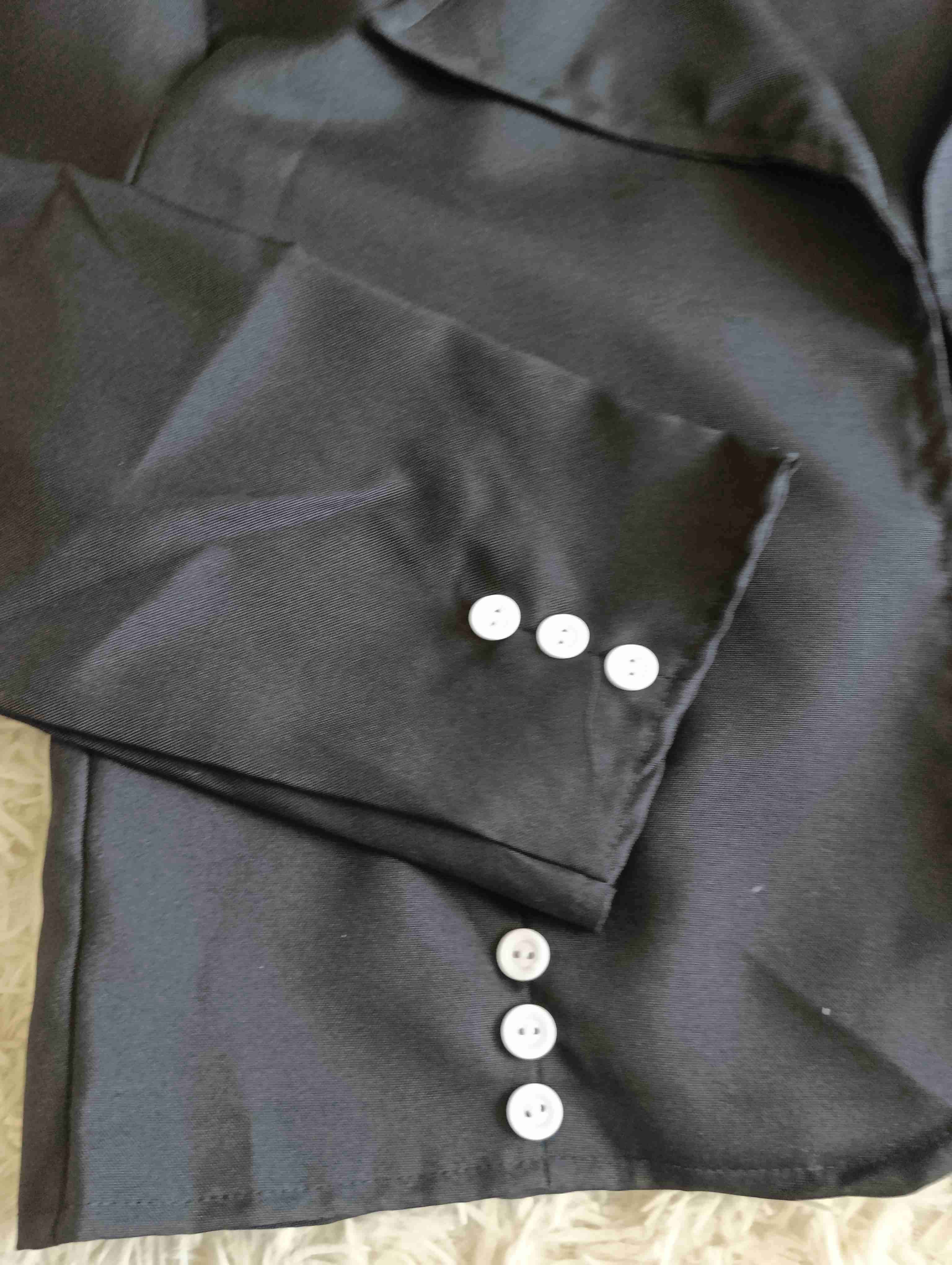 Chaqueta de huaso  negro con botones - miniatura 2