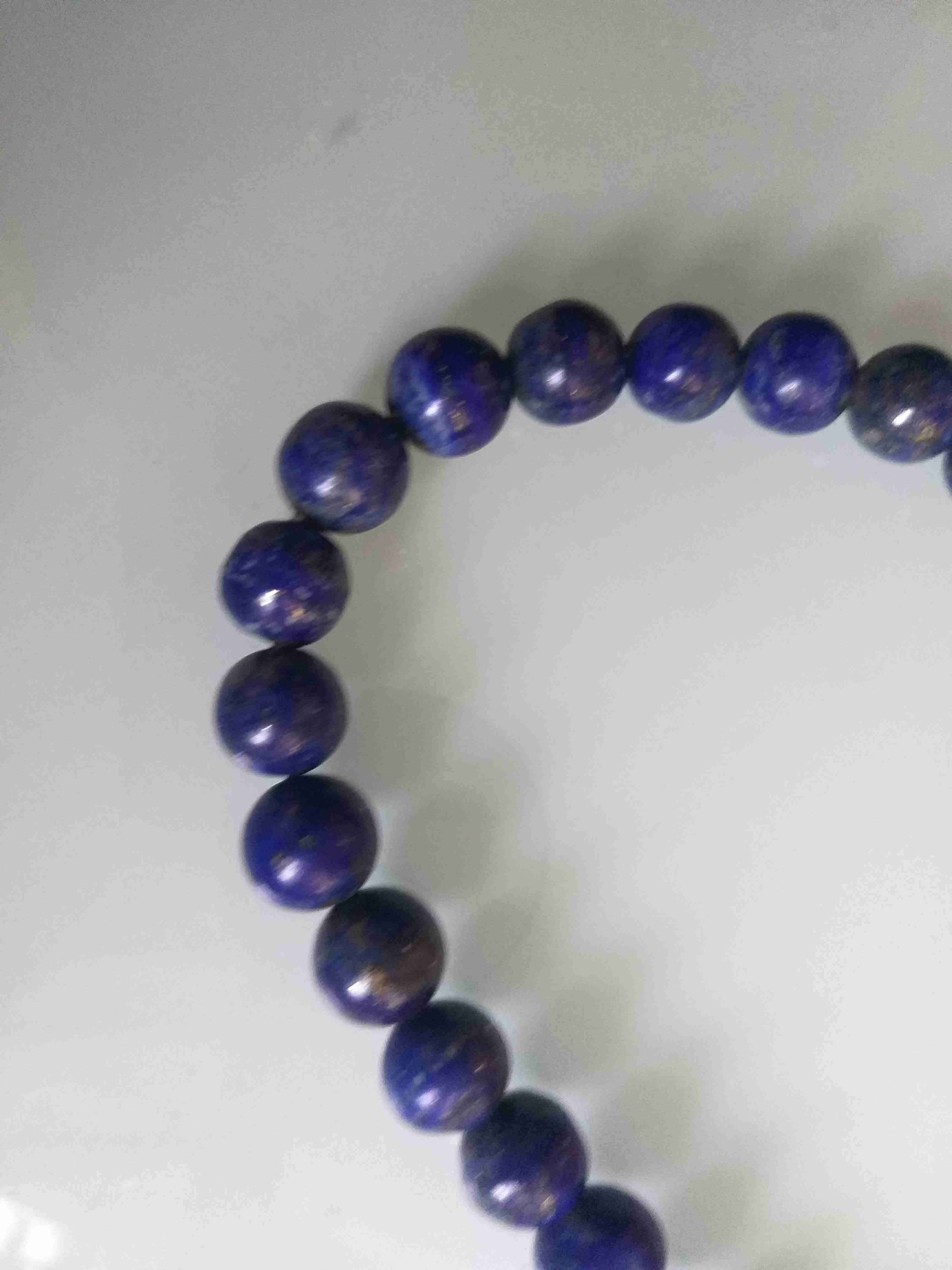 Collar de Lapizlazuli y plata fina 950 - miniatura 4