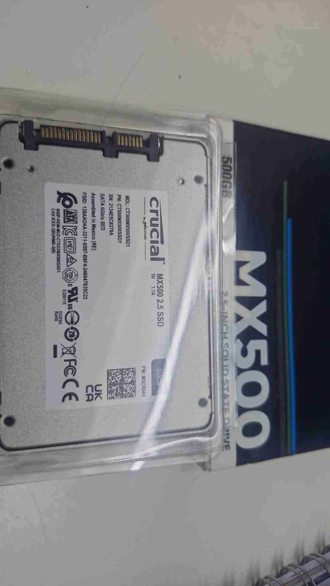 Disco SSD Crucial MX500 500GB - miniatura 2