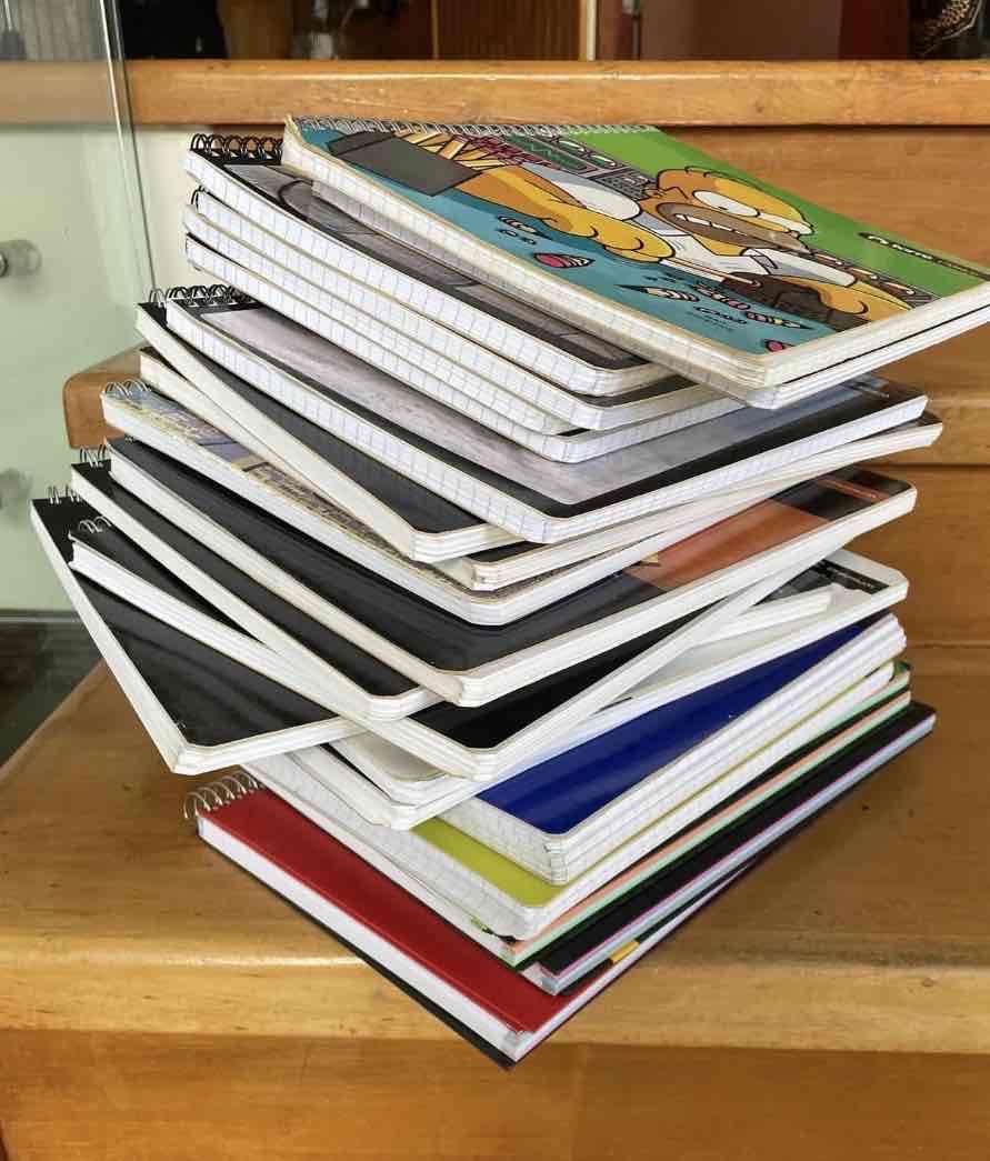 Lote de cuadernos espiral