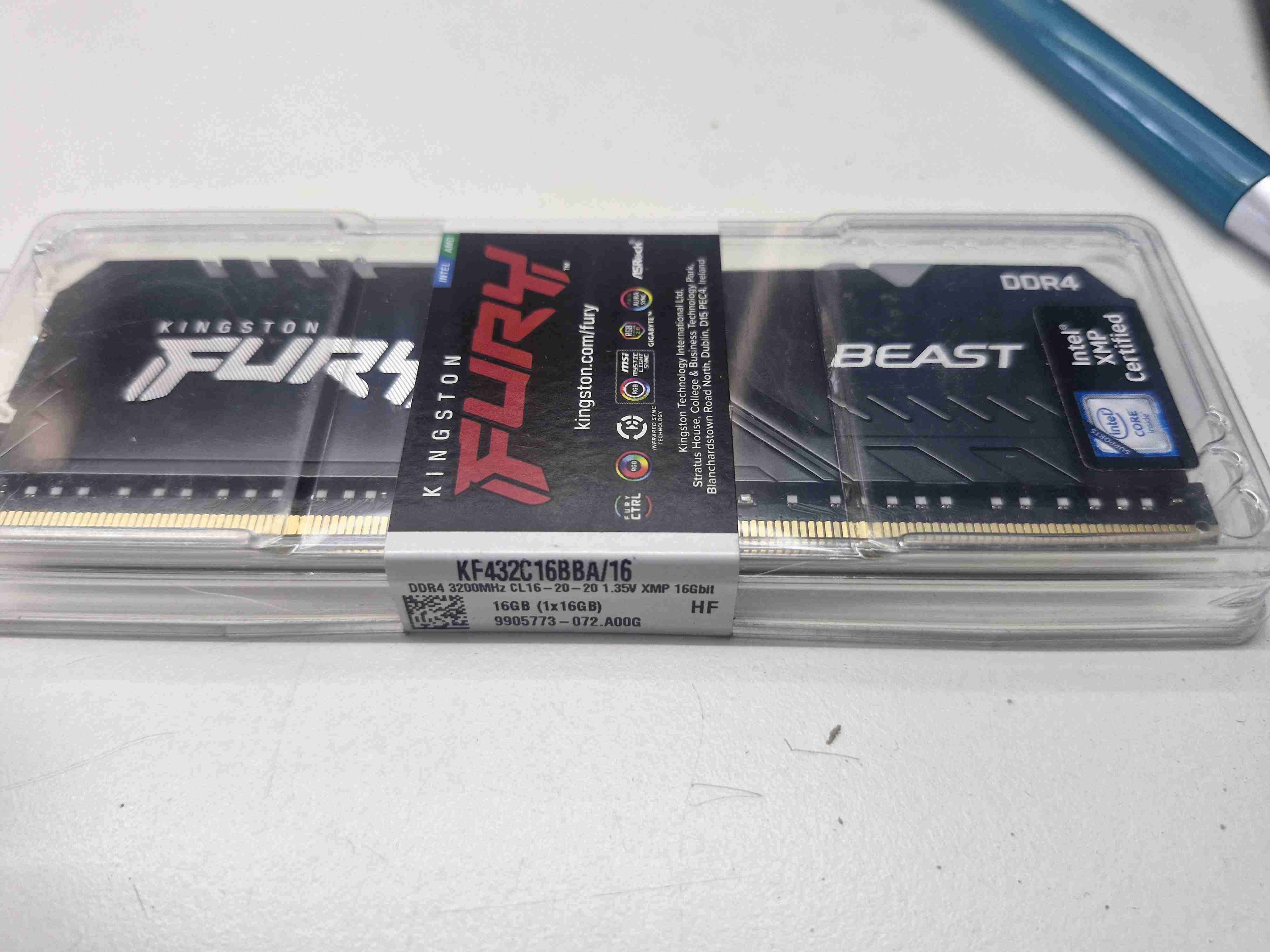 Memoria RAM Kingston Fury 16GB