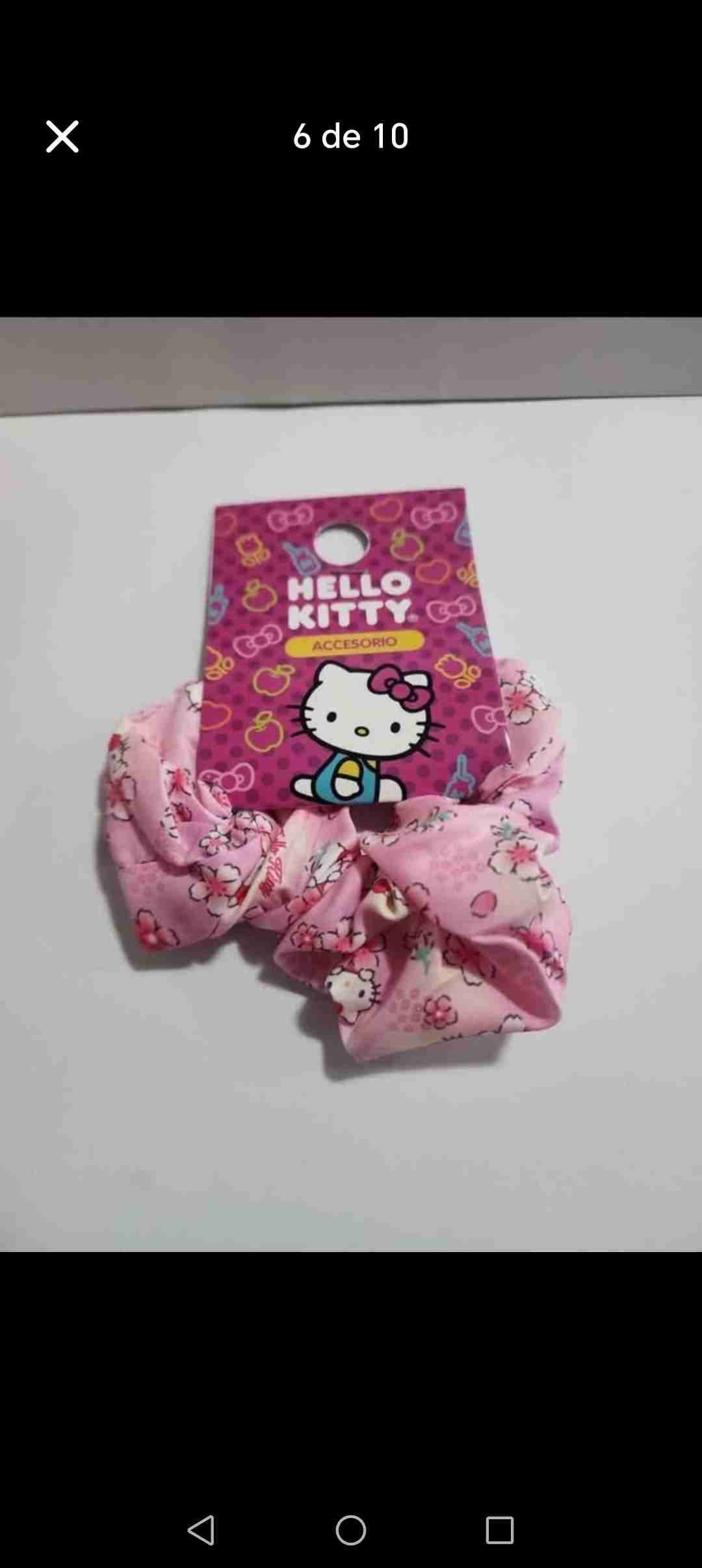 Scrunchie Hello Kitty rosa al mayor
