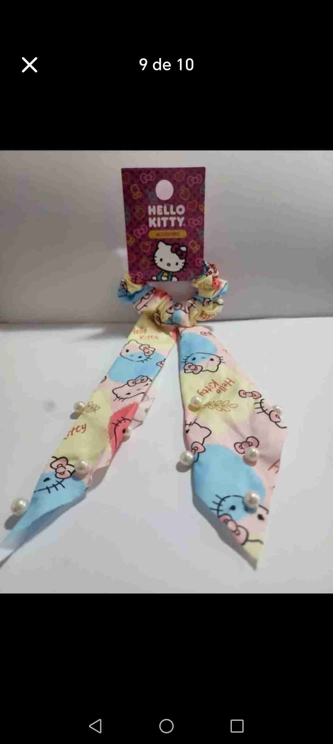 Coletero Hello Kitty con cintas