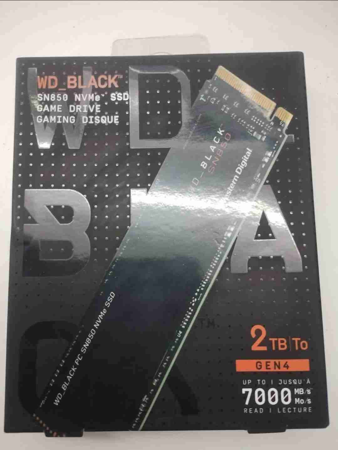 SSD WD Black SN850 2TB nuevo
