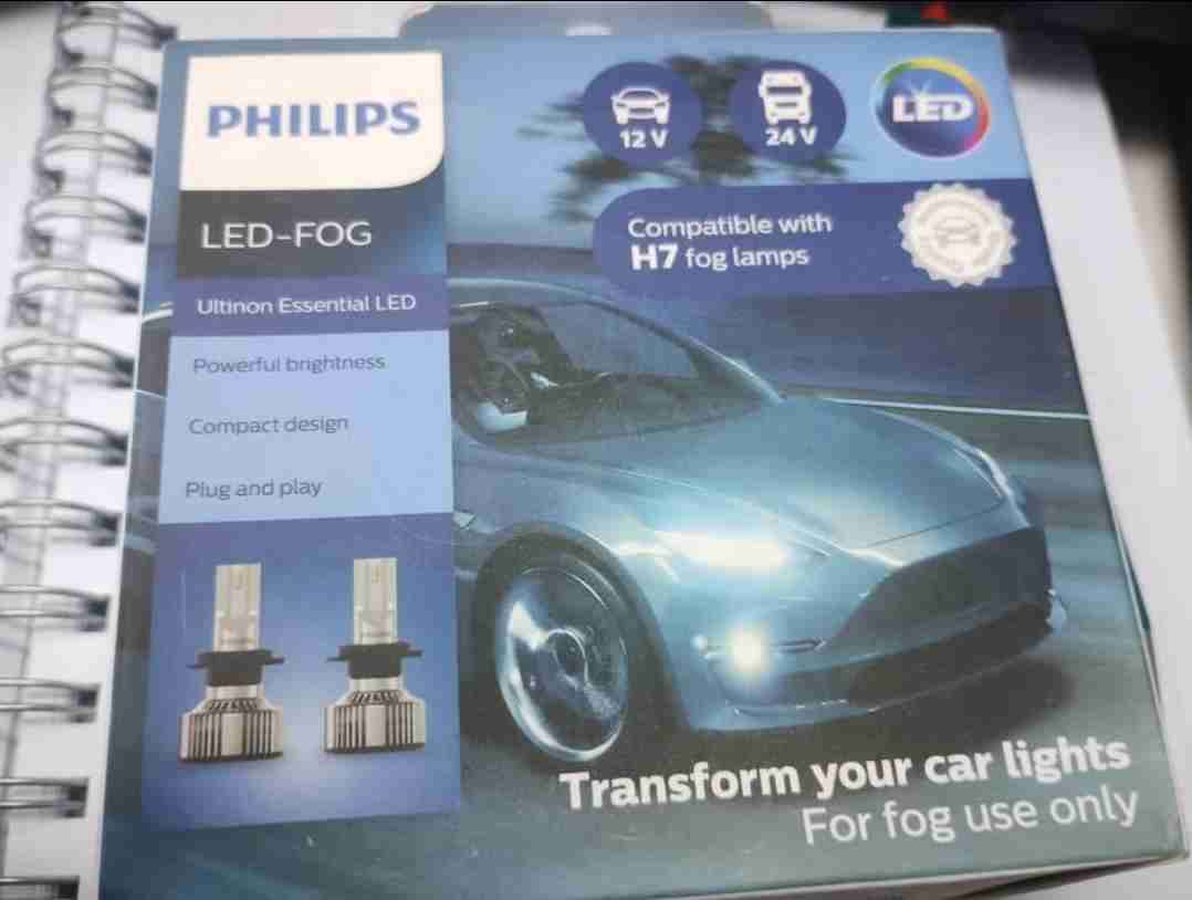 Luces LED antiniebla Philips H7