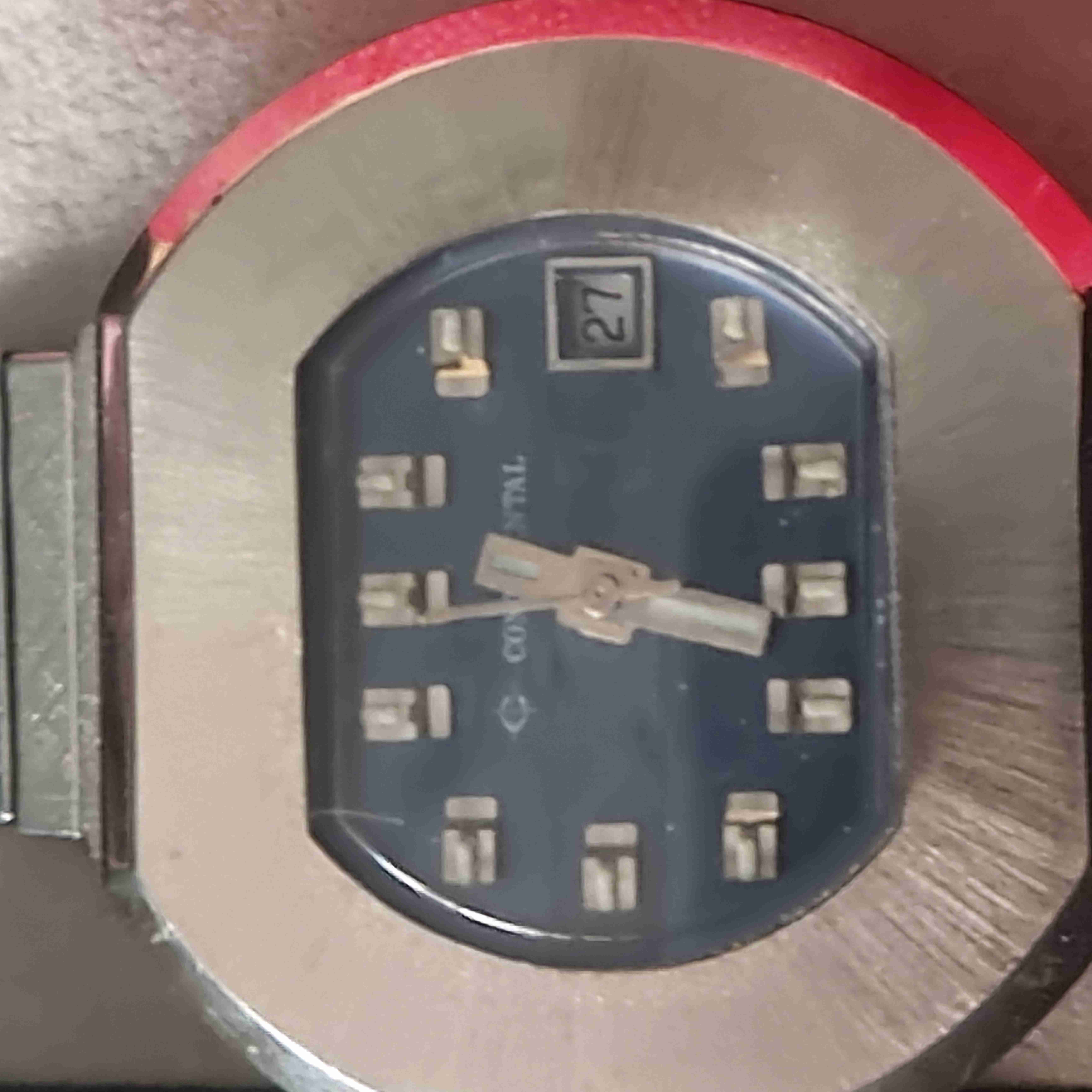 Reloj vintage Continental azul
