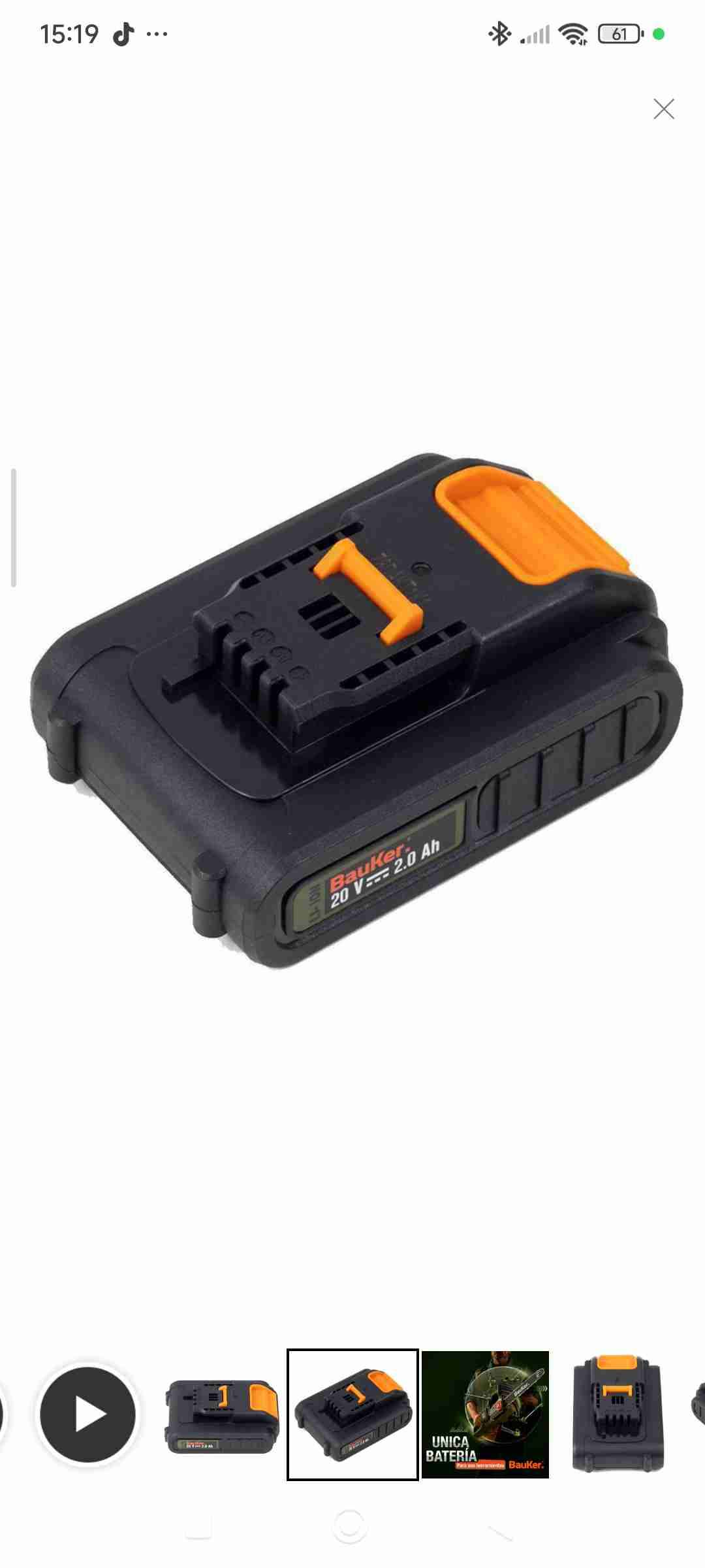 Batería Bauker 20V Li-Ion