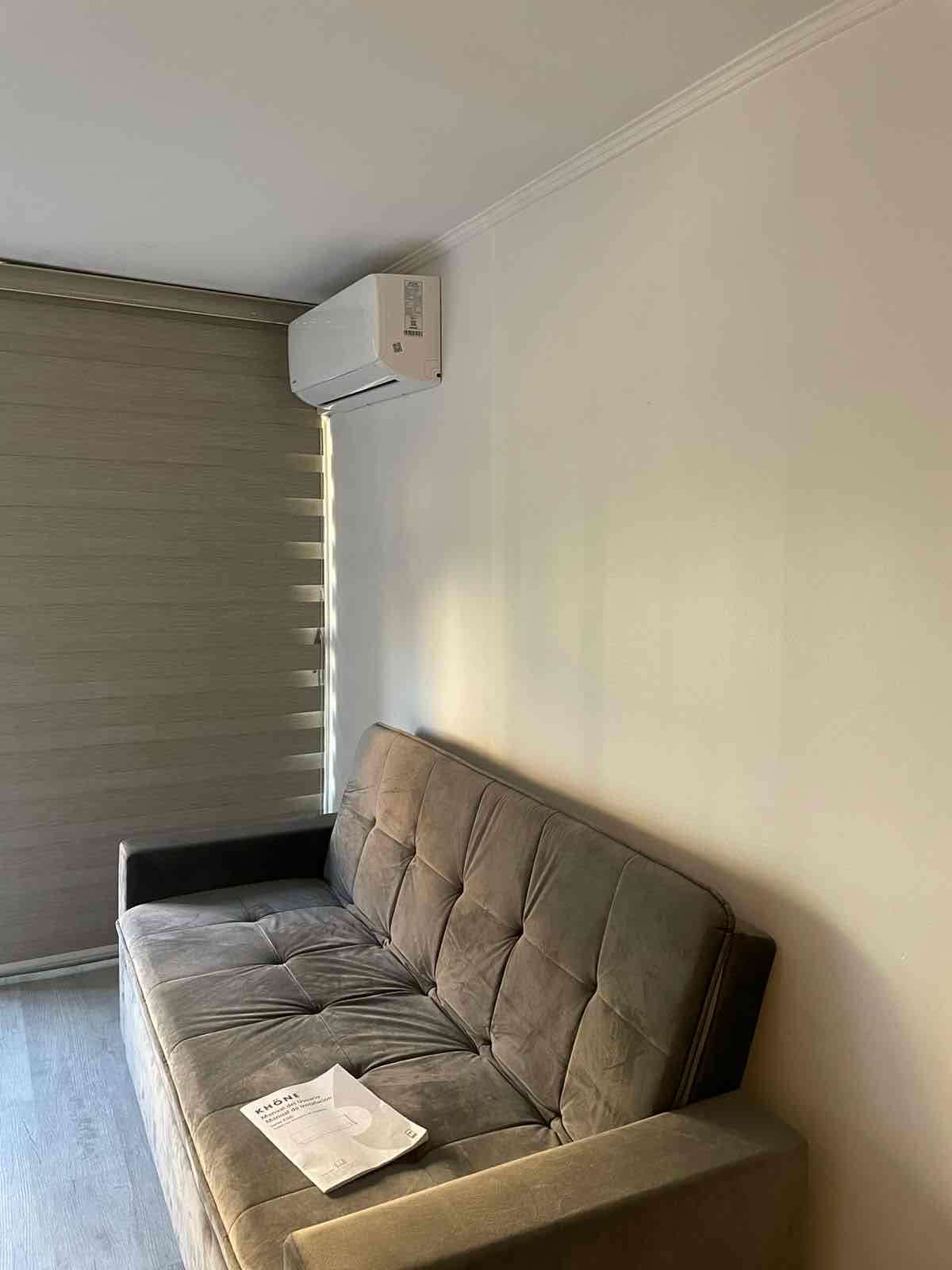 Sofá cama gris moderno marca redecora