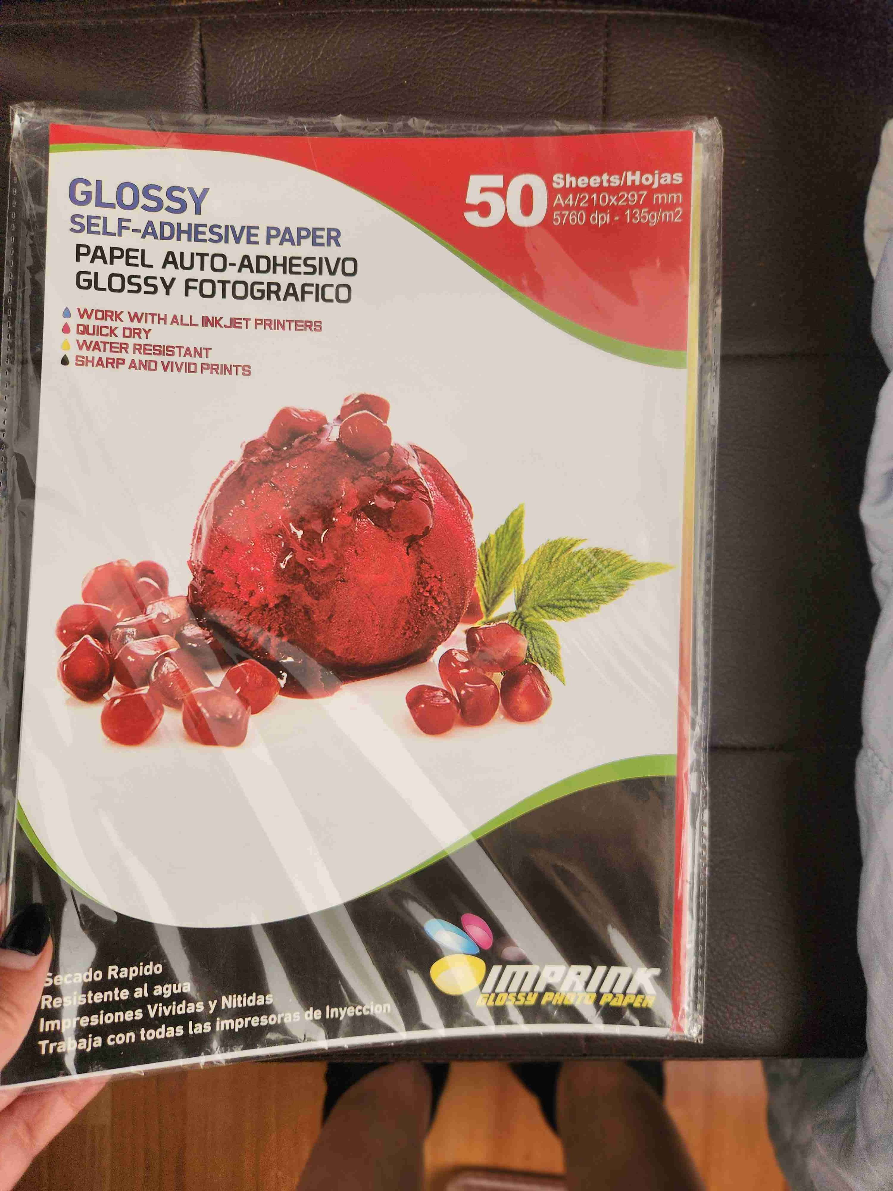 Papel fotográfico adhesivo A4 - miniatura 3