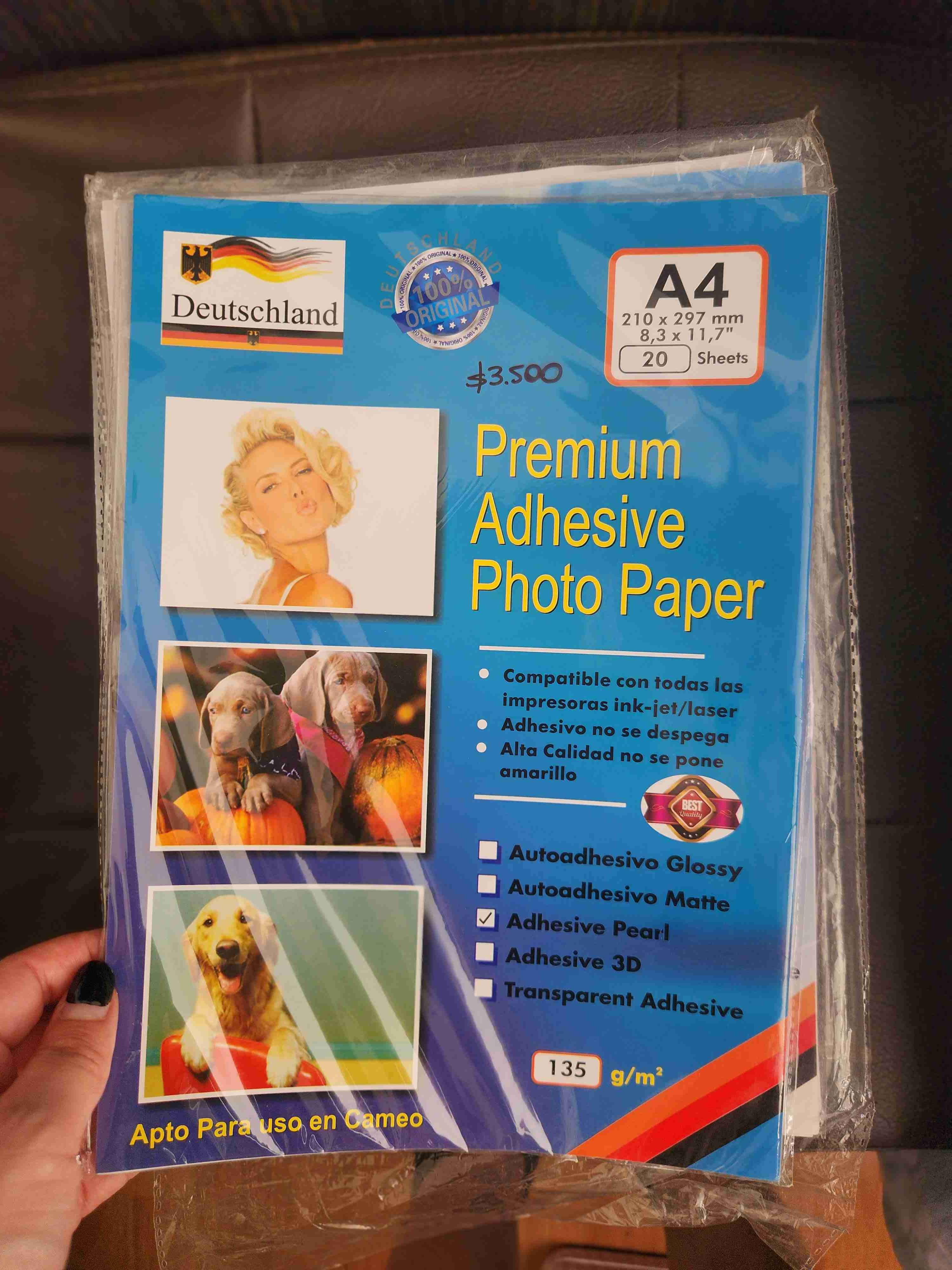 Papel fotográfico adhesivo A4 - miniatura 4