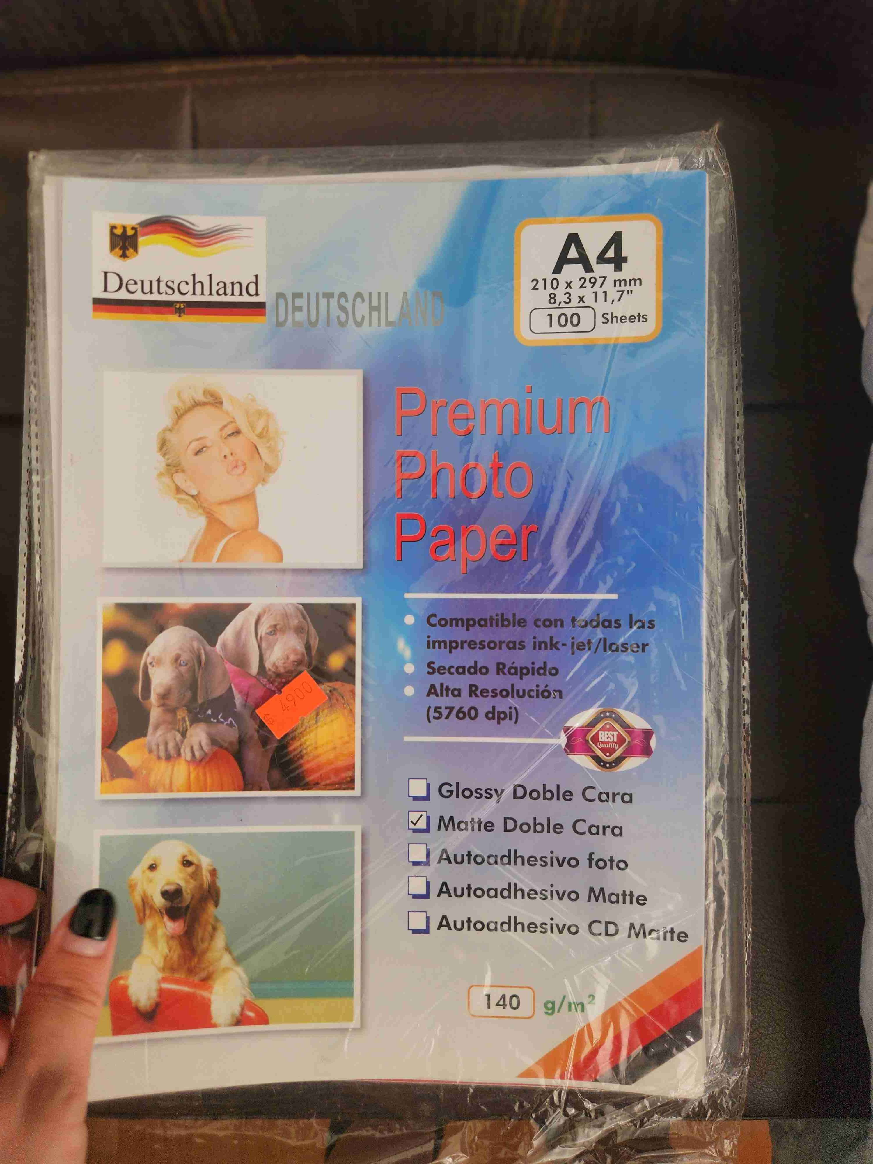 Papel fotográfico adhesivo A4 - miniatura 5