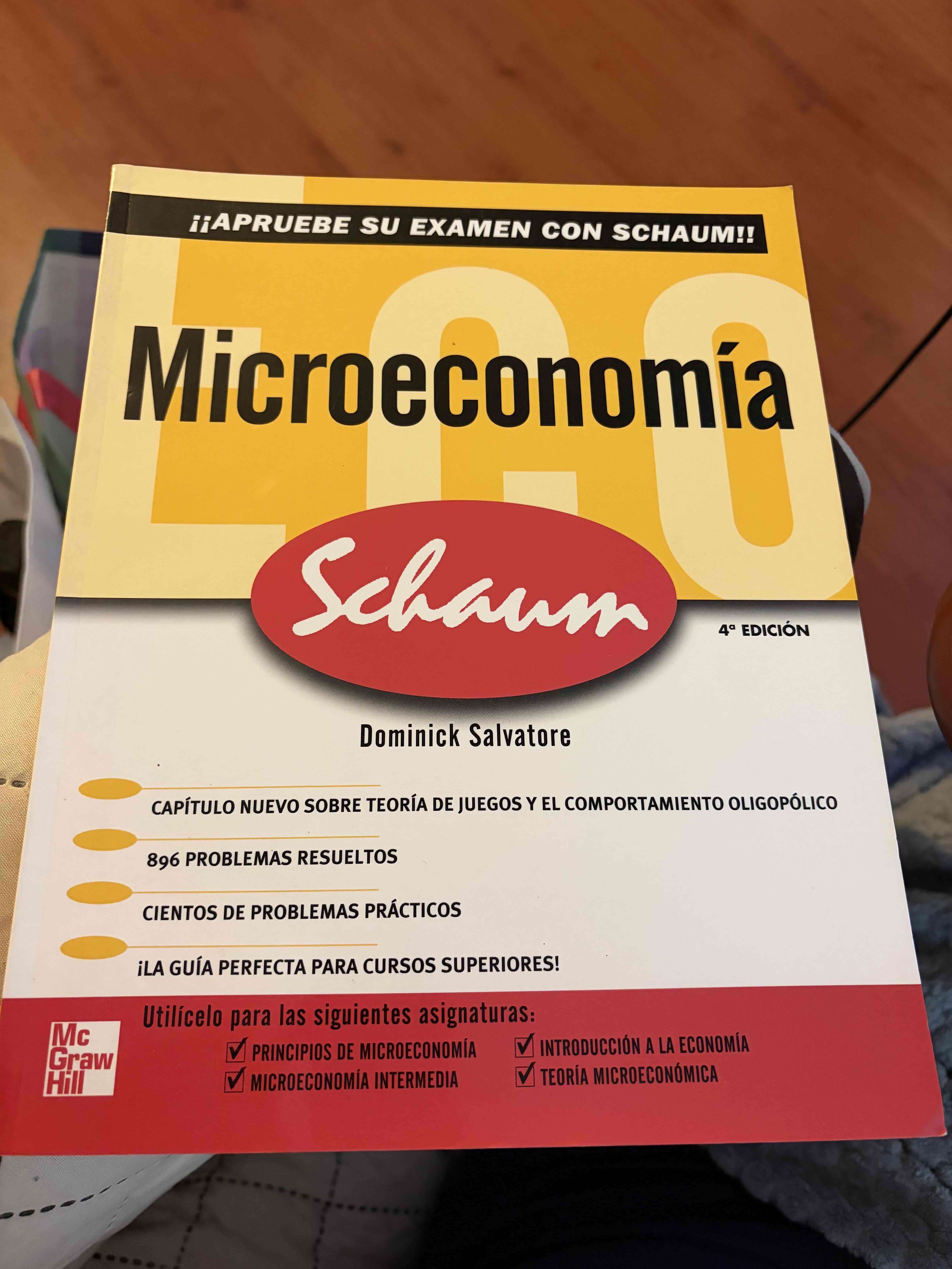 Libro Microeconomía Schaum