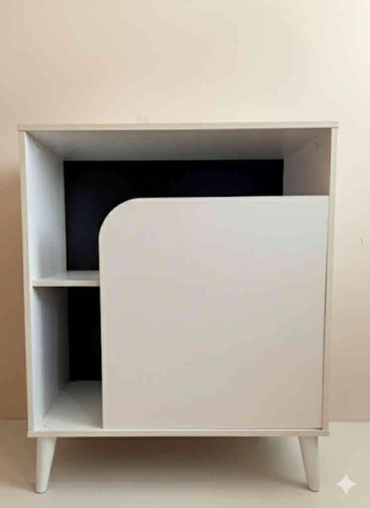 Mueble organizador blanco moderno - miniatura 3
