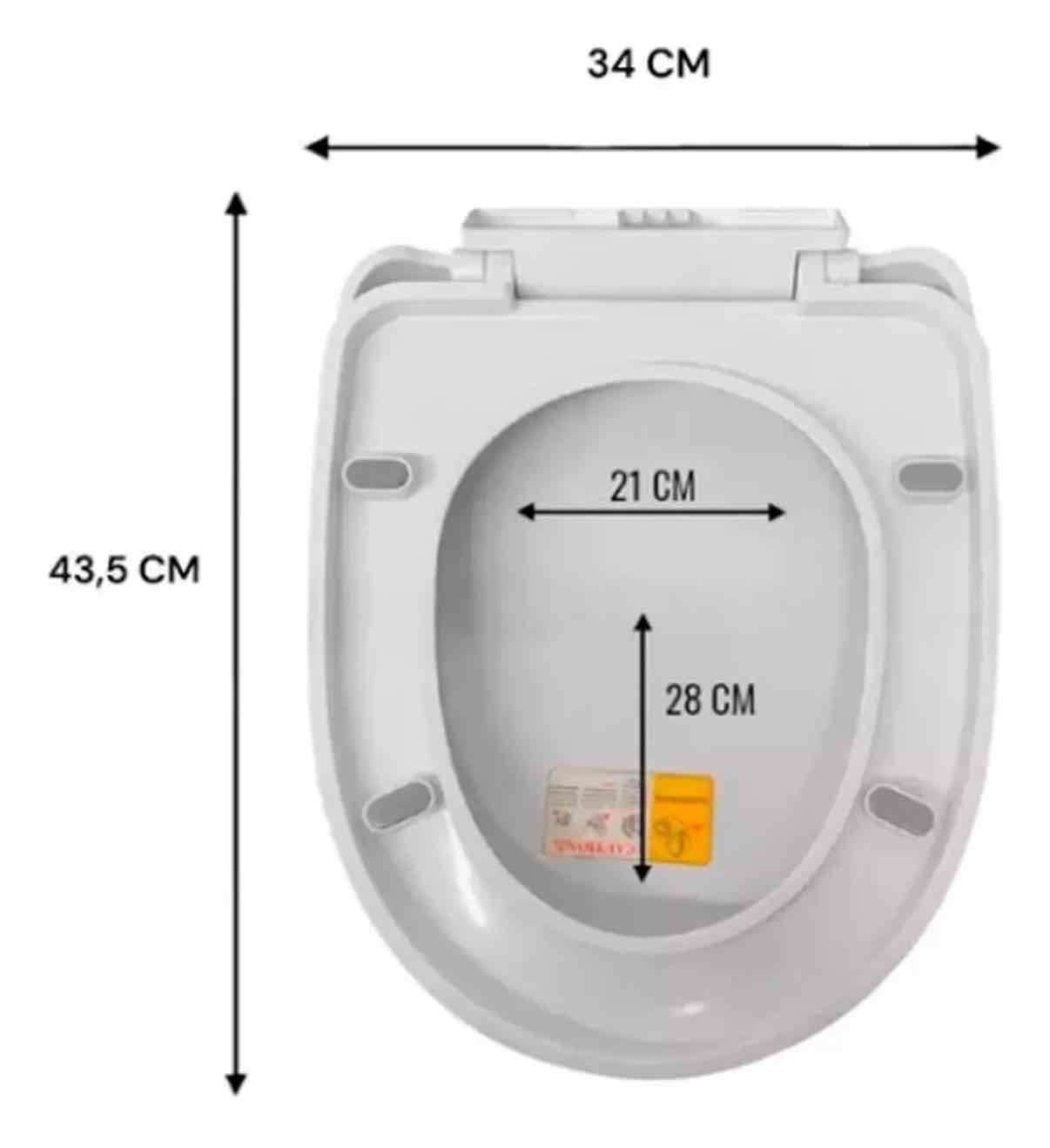 Tapa de asiento caída lenta - miniatura 5