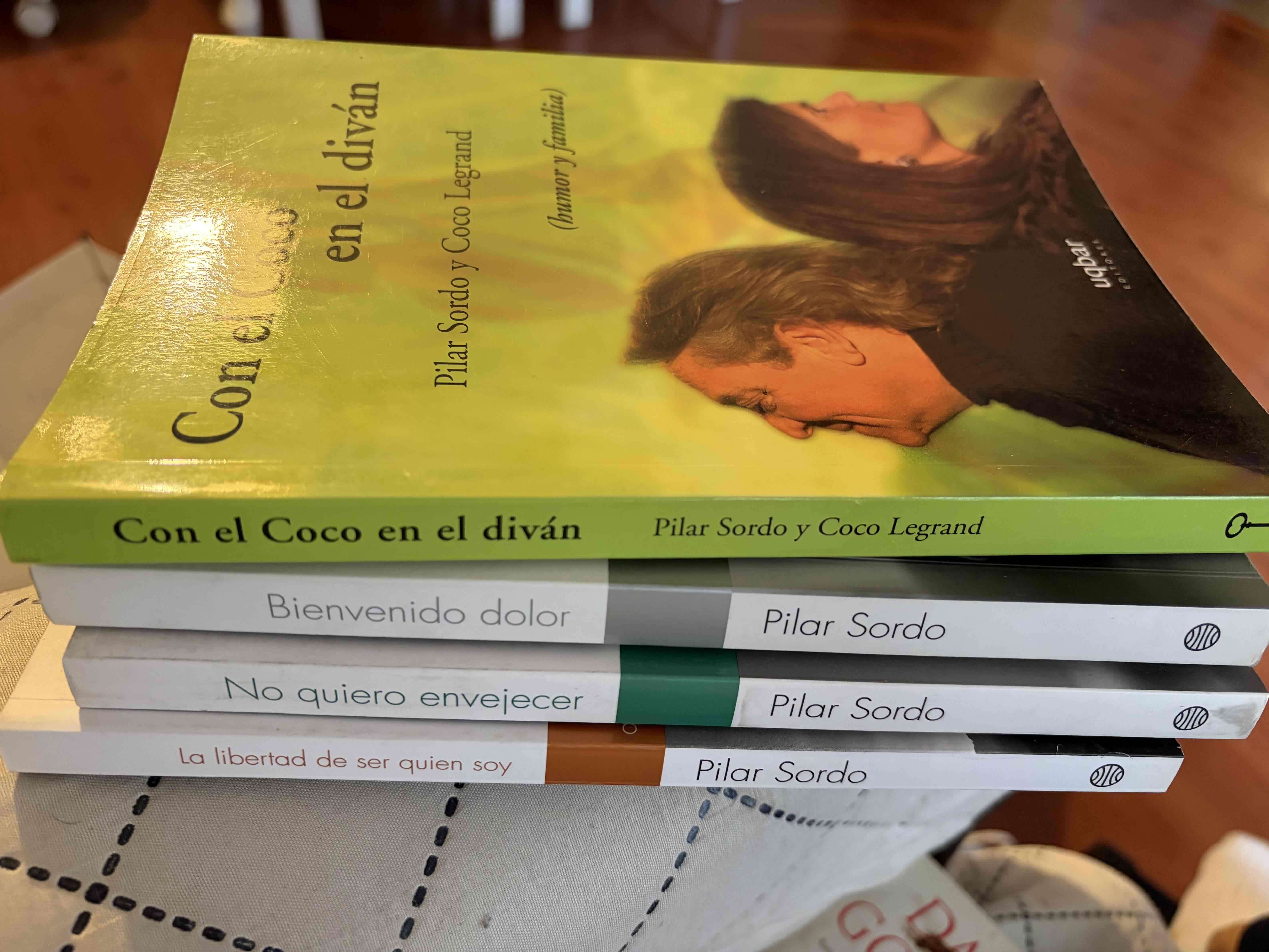 Set de libros de Pilar Sordo